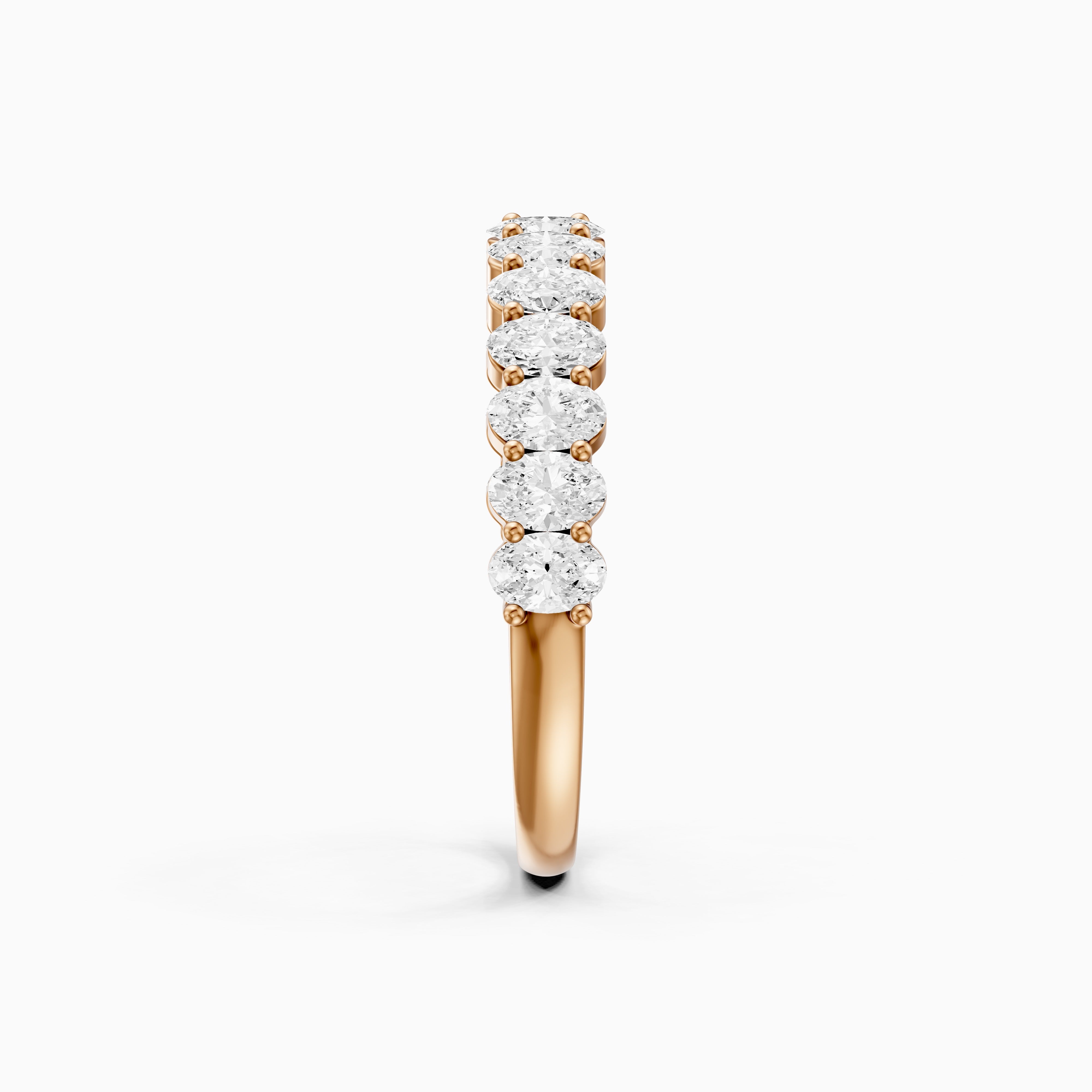 Chloe Oval Lab Grown Diamond Anniversary Band