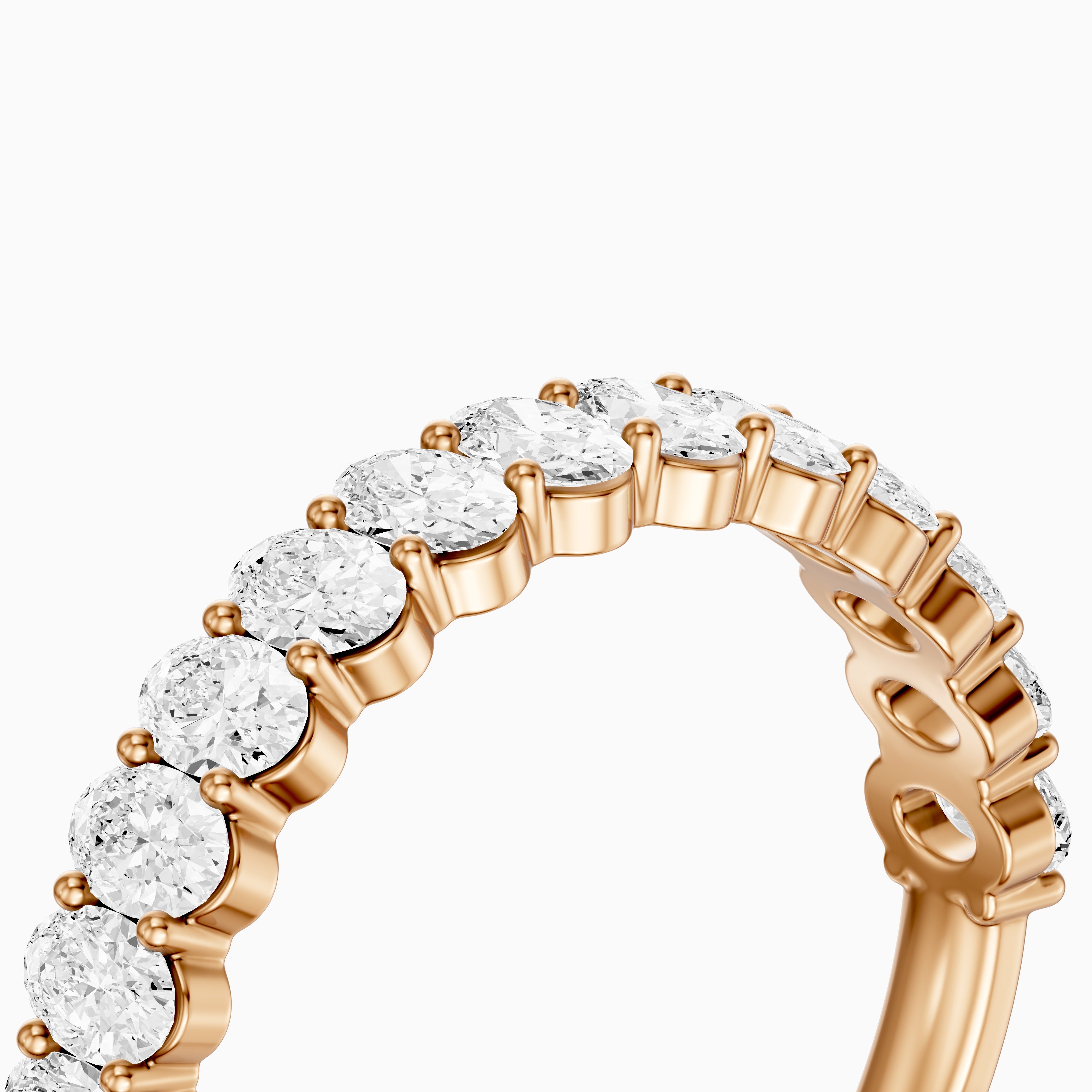 Chloe Oval Lab Grown Diamond Anniversary Band