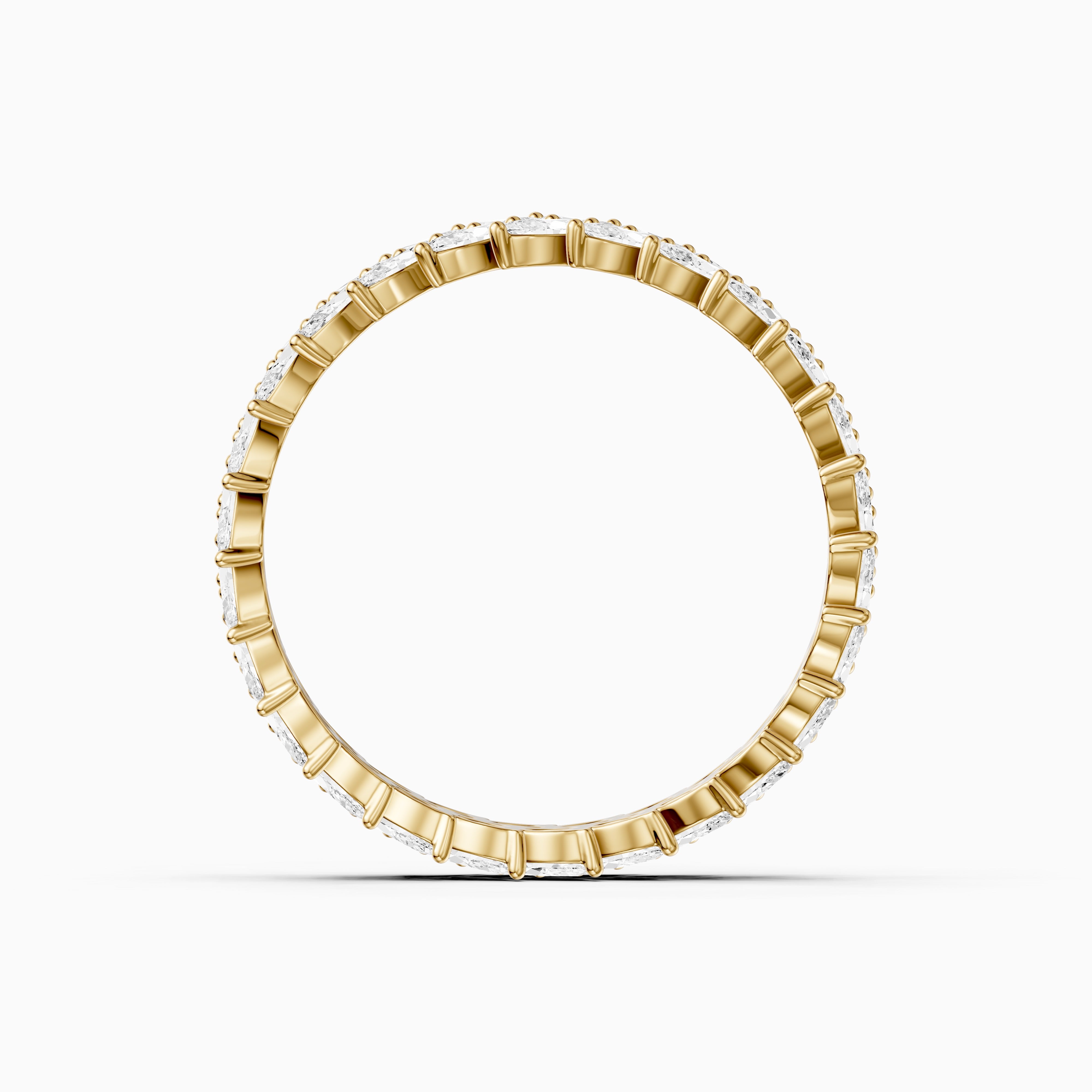 Elle Double Row Marquise Lab Grown Diamond Eternity Band