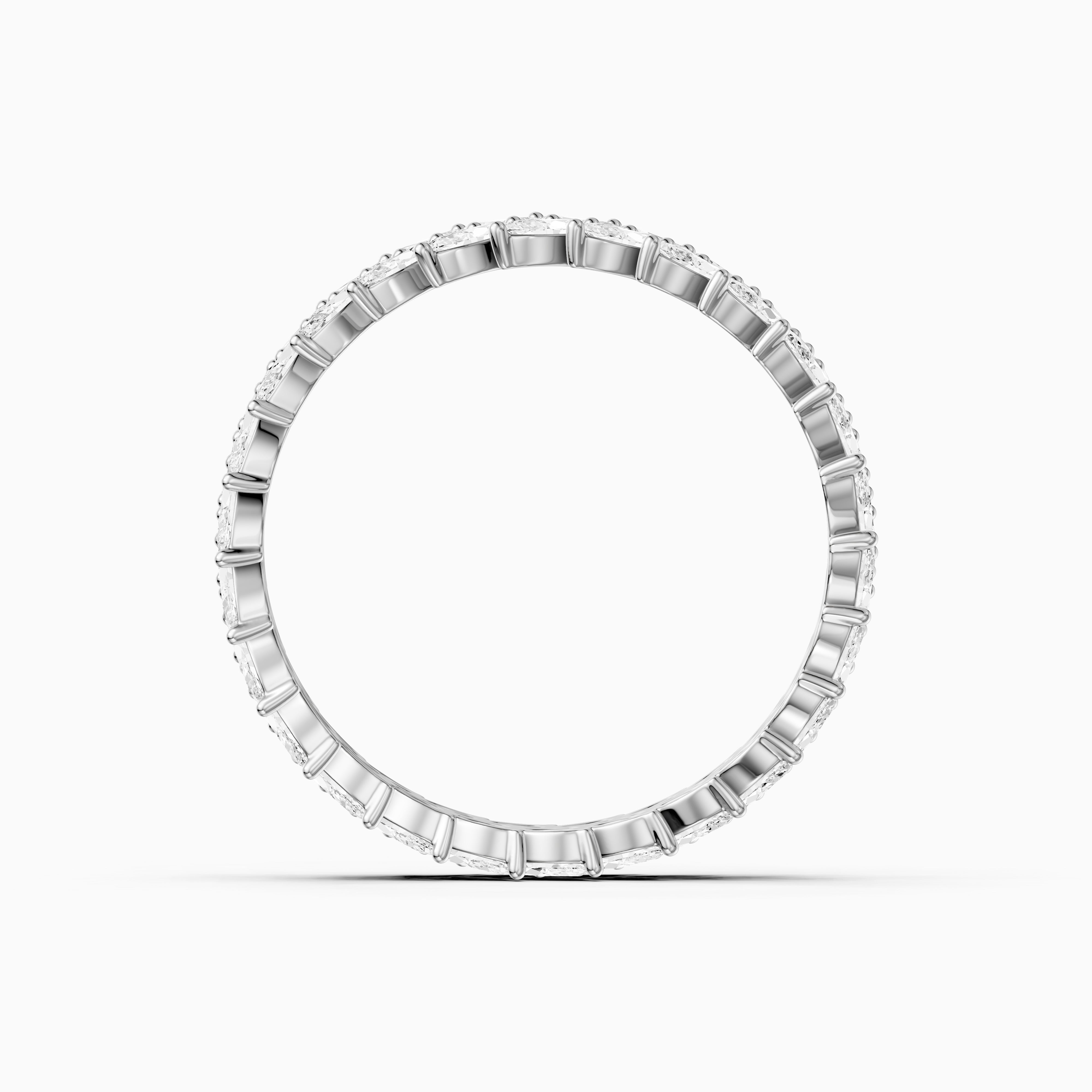 Elle Double Row Marquise Lab Grown Diamond Eternity Band