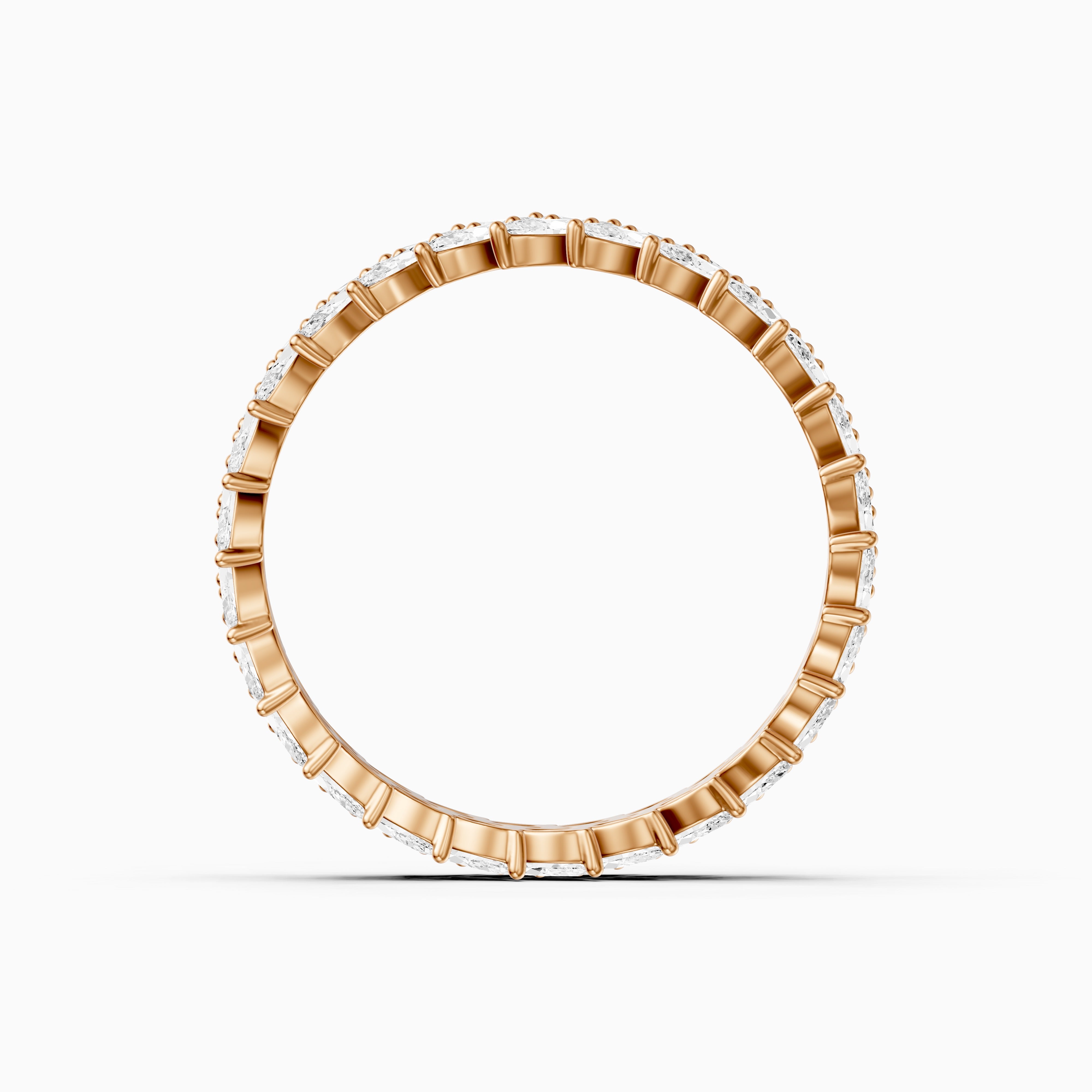 Elle Double Row Marquise Lab Grown Diamond Eternity Band