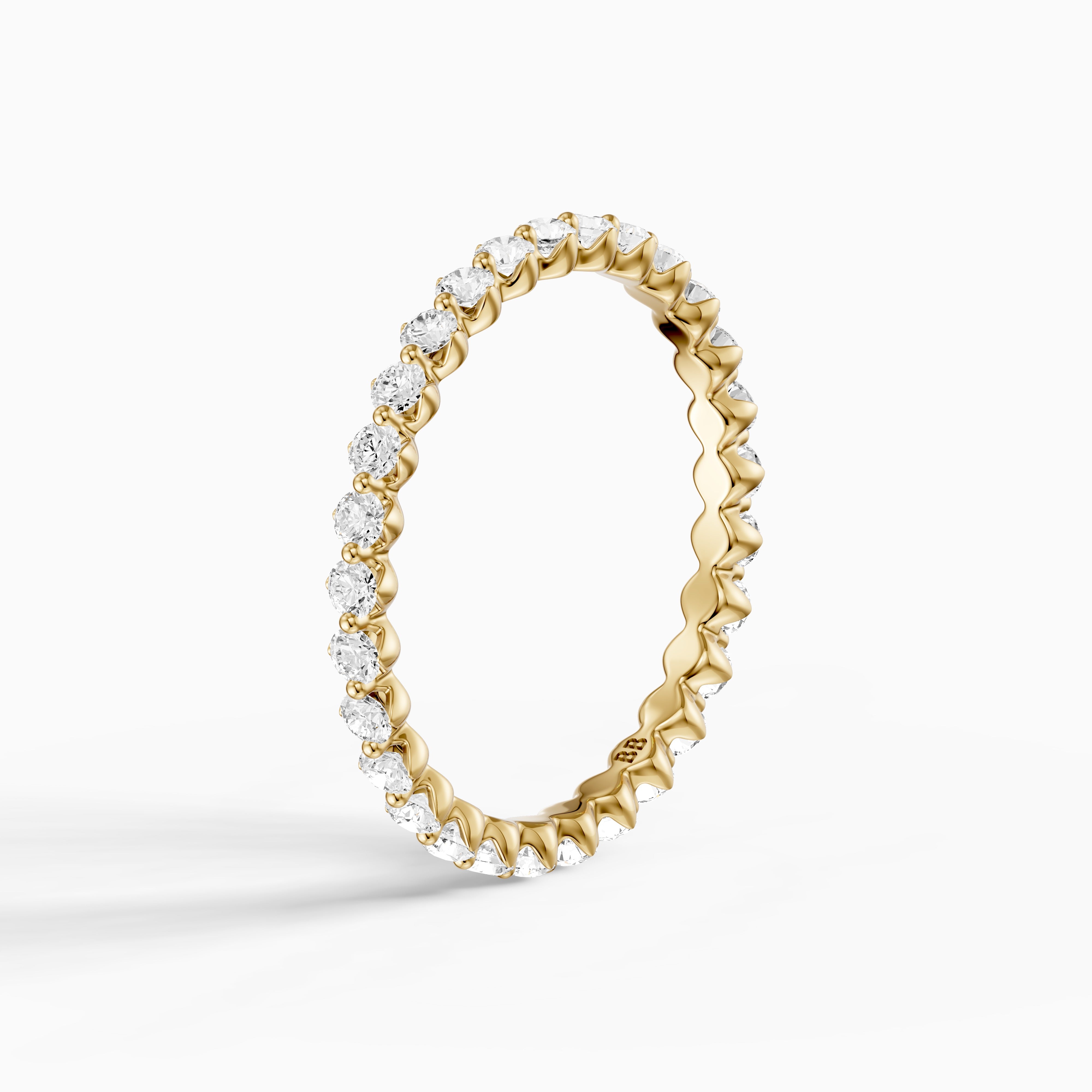 Skye Round Cut Lab Grown Diamond Continuous Eternity Band