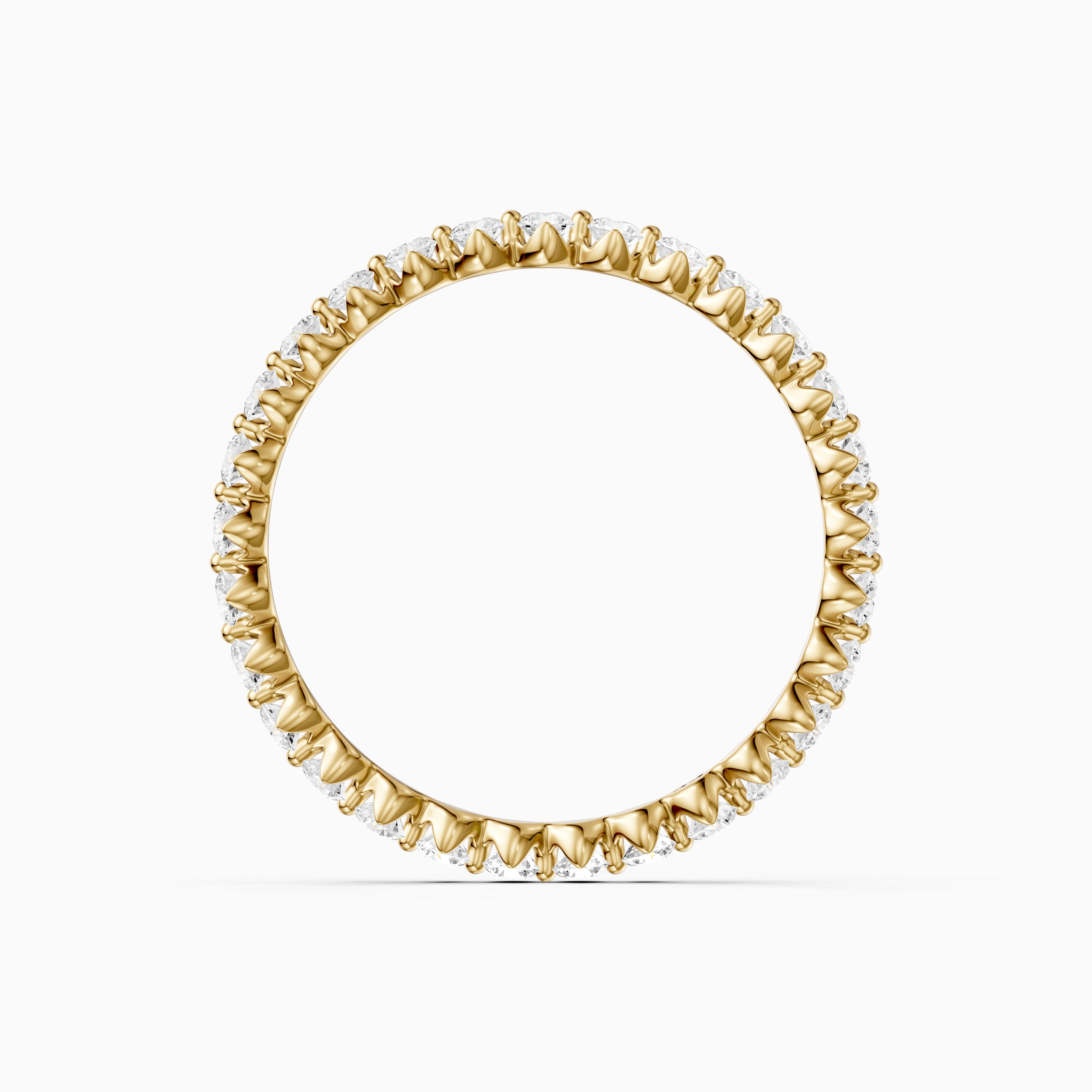 Skye Round Cut Lab Grown Diamond Continuous Eternity Band