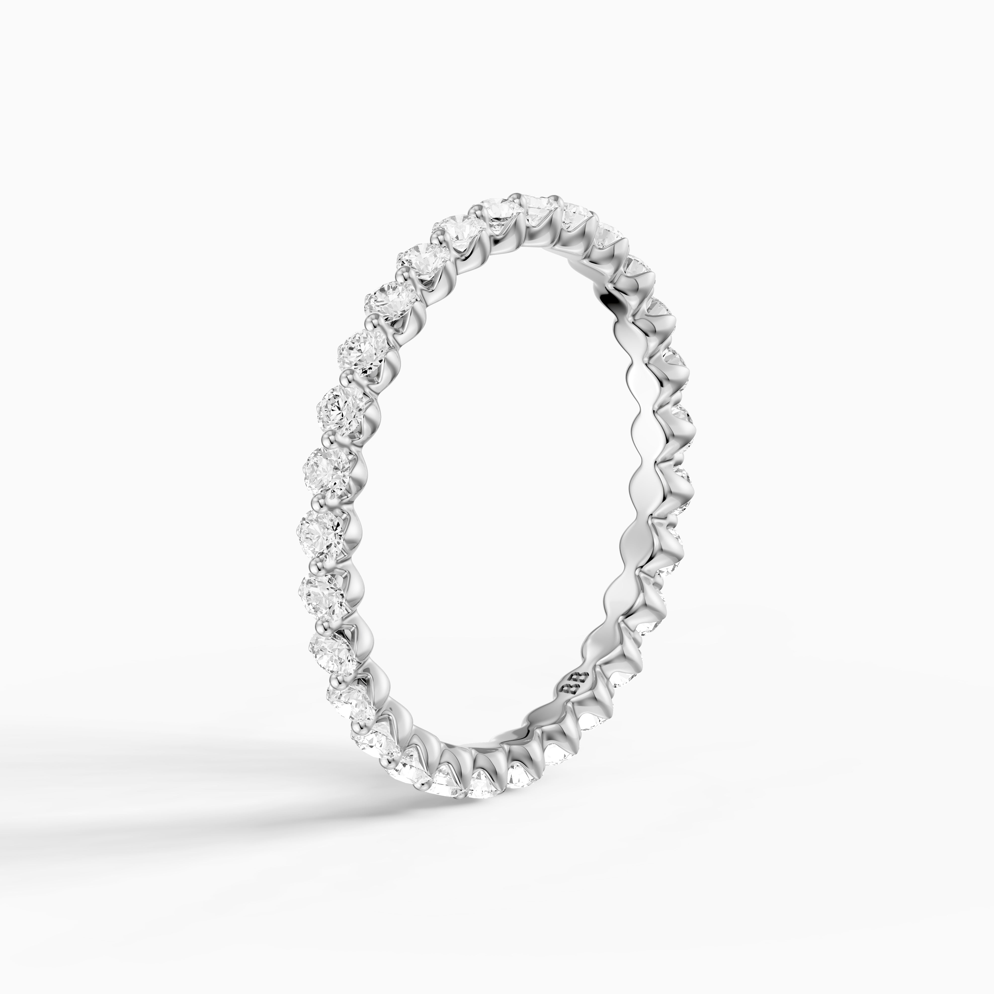 Skye Round Cut Lab Grown Diamond Continuous Eternity Band