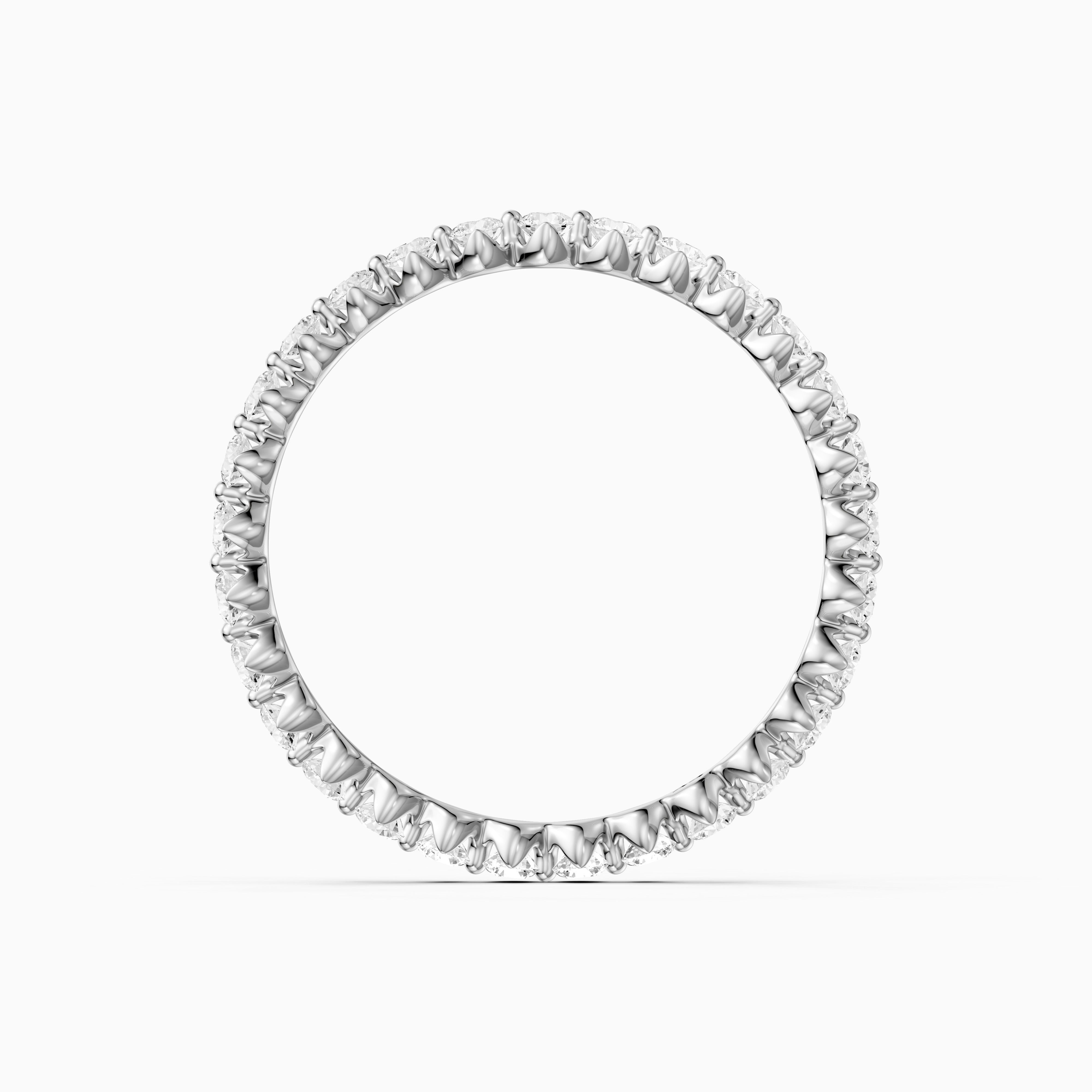 Skye Round Cut Lab Grown Diamond Continuous Eternity Band