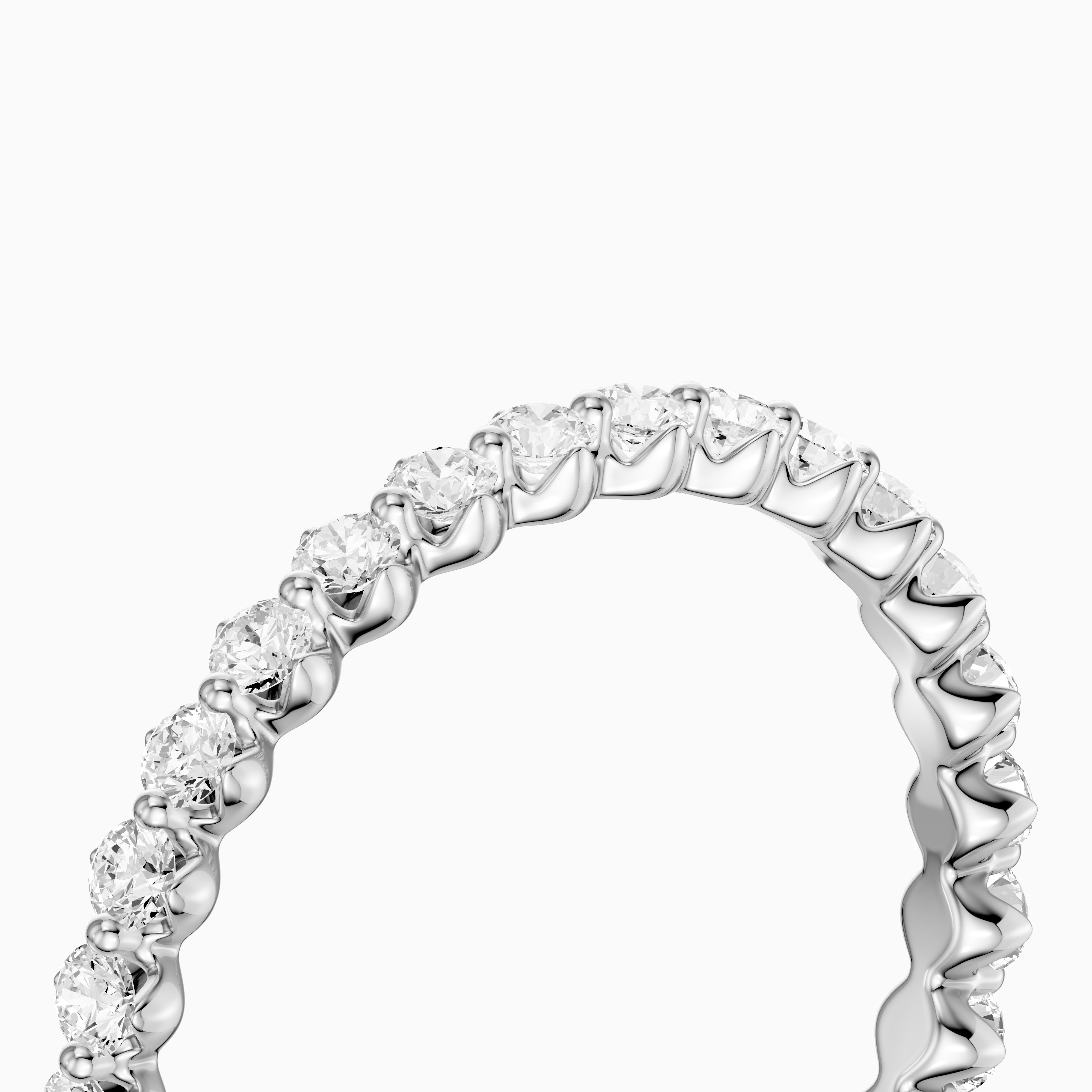 Skye Round Cut Lab Grown Diamond Continuous Eternity Band