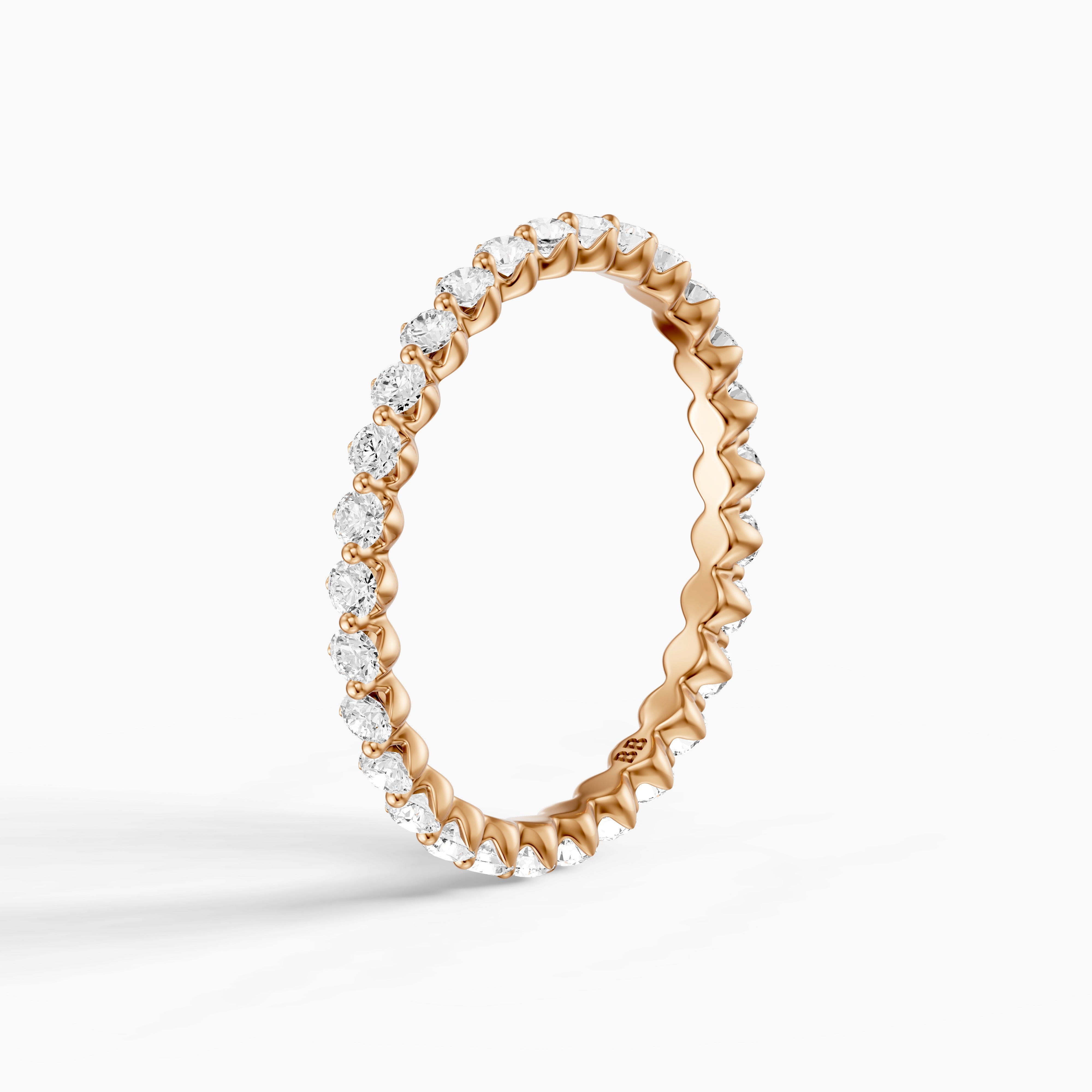 Skye Round Cut Lab Grown Diamond Continuous Eternity Band