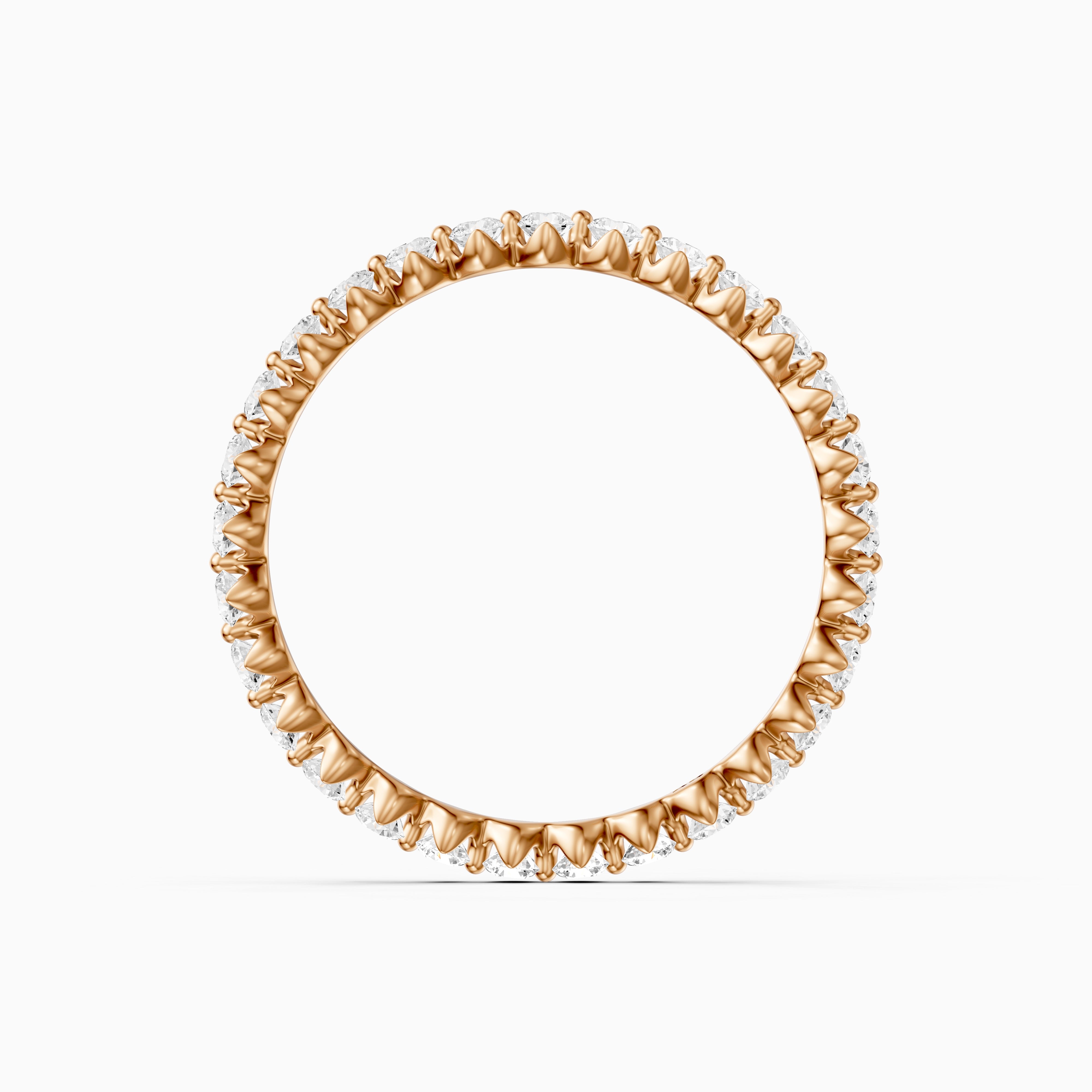 Skye Round Cut Lab Grown Diamond Continuous Eternity Band