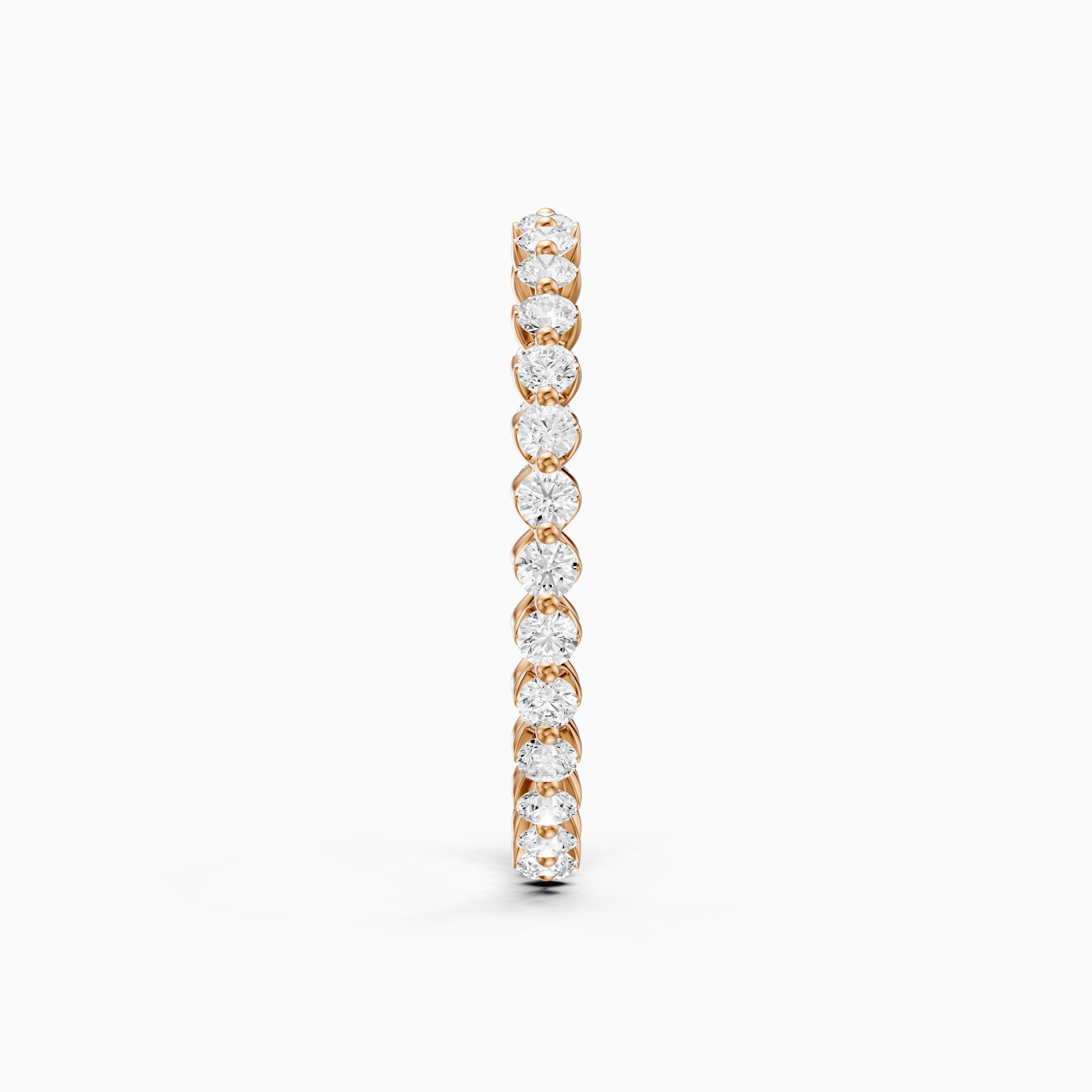 Skye Round Cut Lab Grown Diamond Continuous Eternity Band