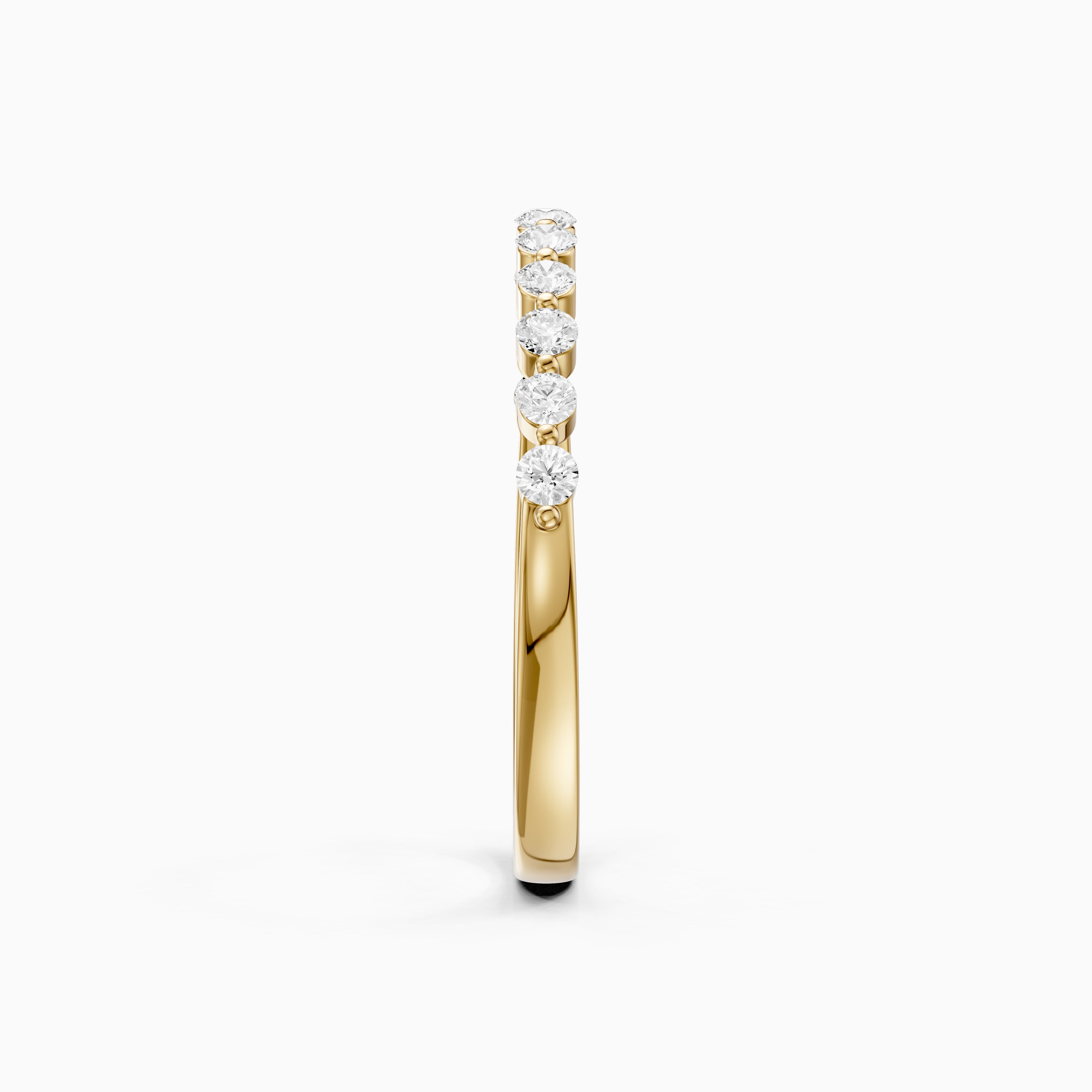 Zara Round Cut Lab Grown Diamond Anniversary Band