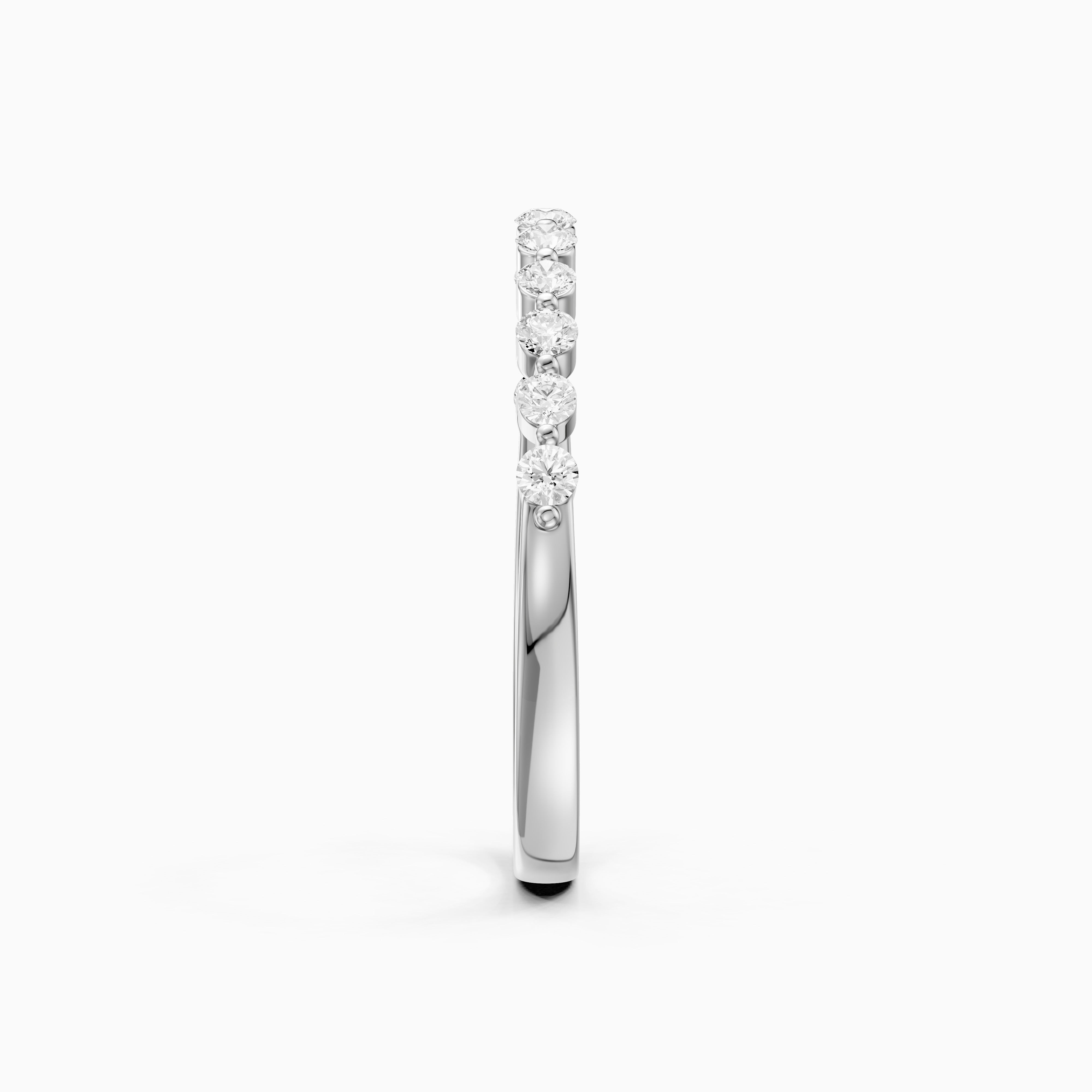 Zara Round Cut Lab Grown Diamond Anniversary Band