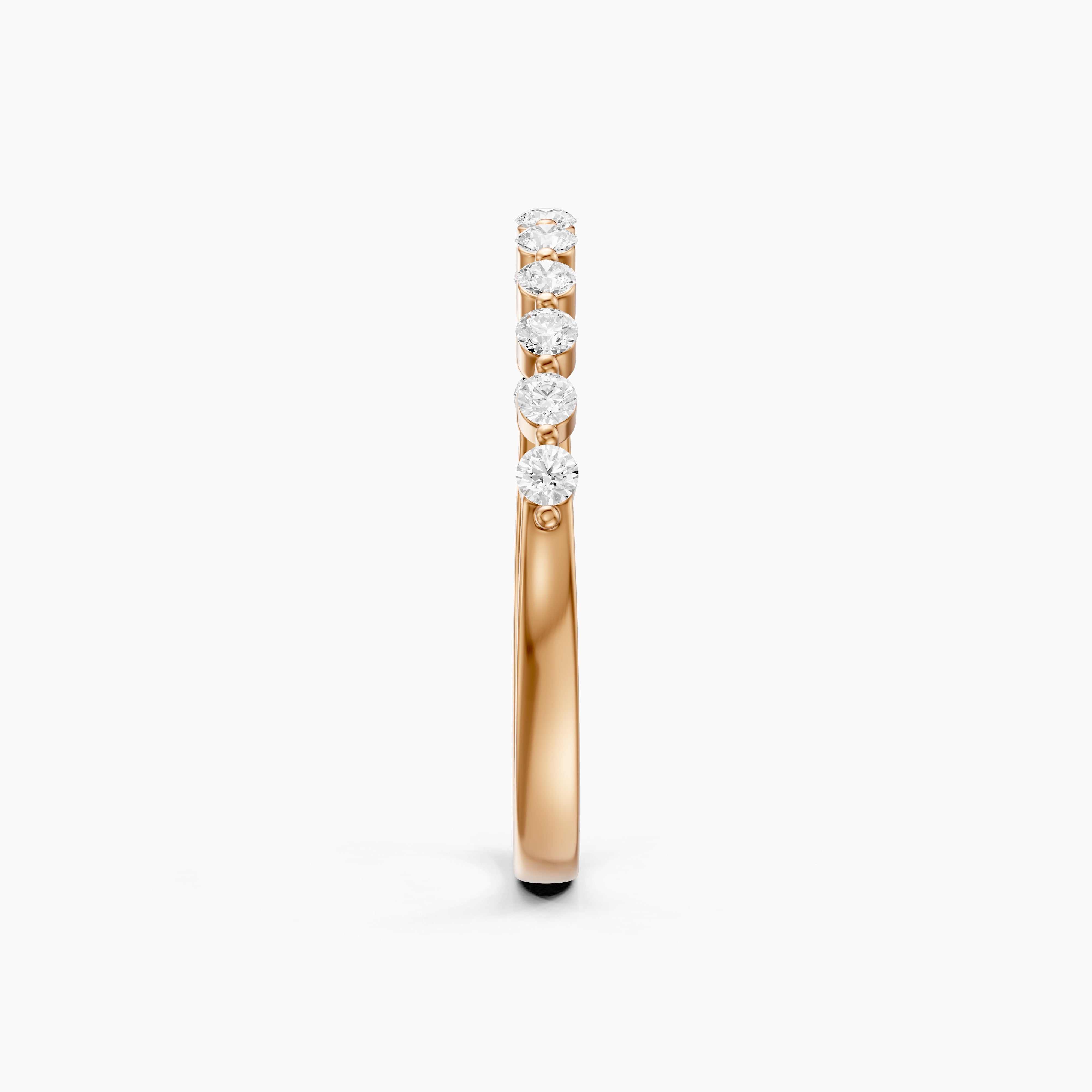 Zara Round Cut Lab Grown Diamond Anniversary Band