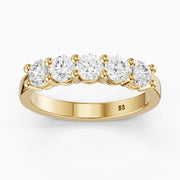 Mila Round Cut Lab Grown Diamond Anniversary Band