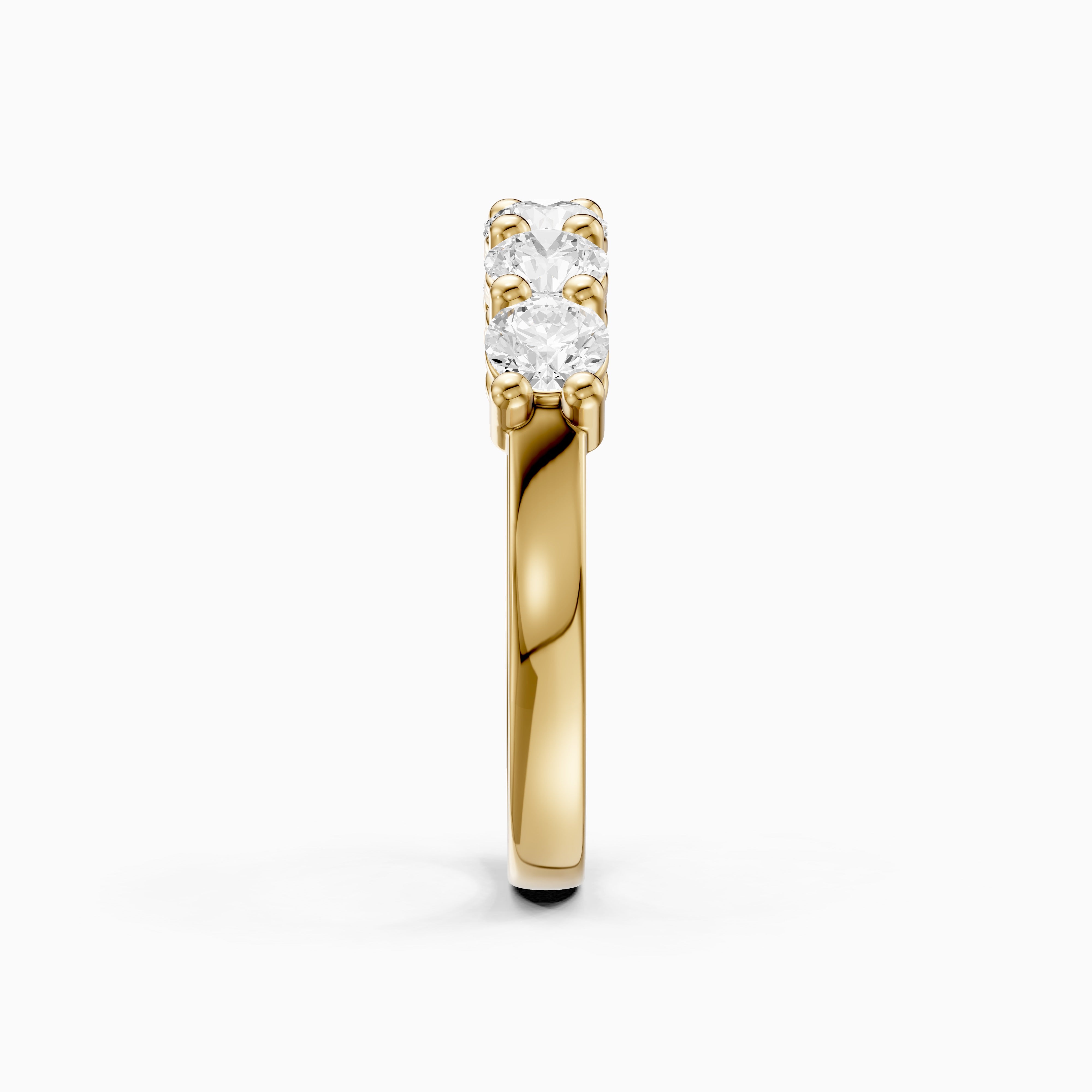 Mila Round Cut Lab Grown Diamond Anniversary Band
