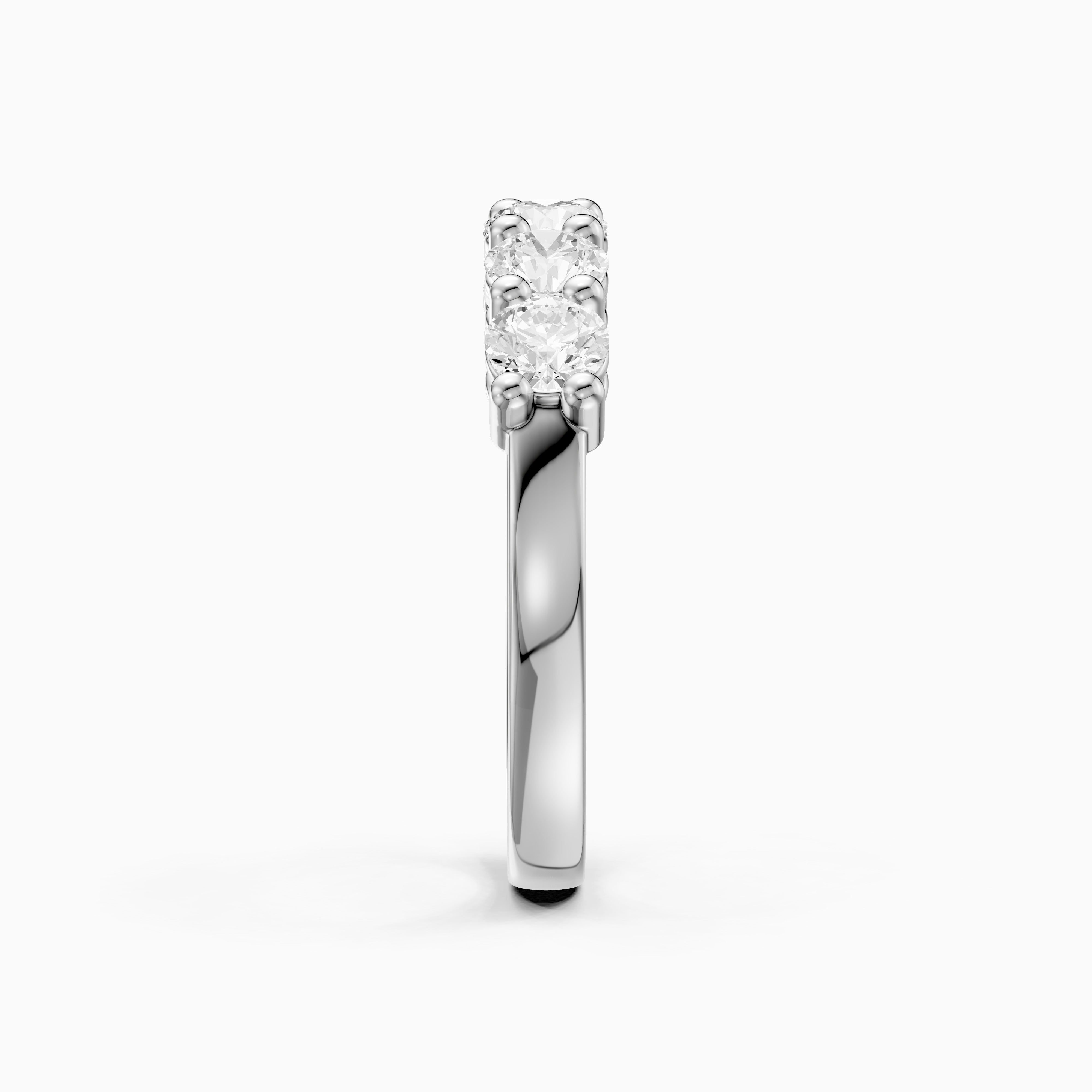 Mila Round Cut Lab Grown Diamond Anniversary Band