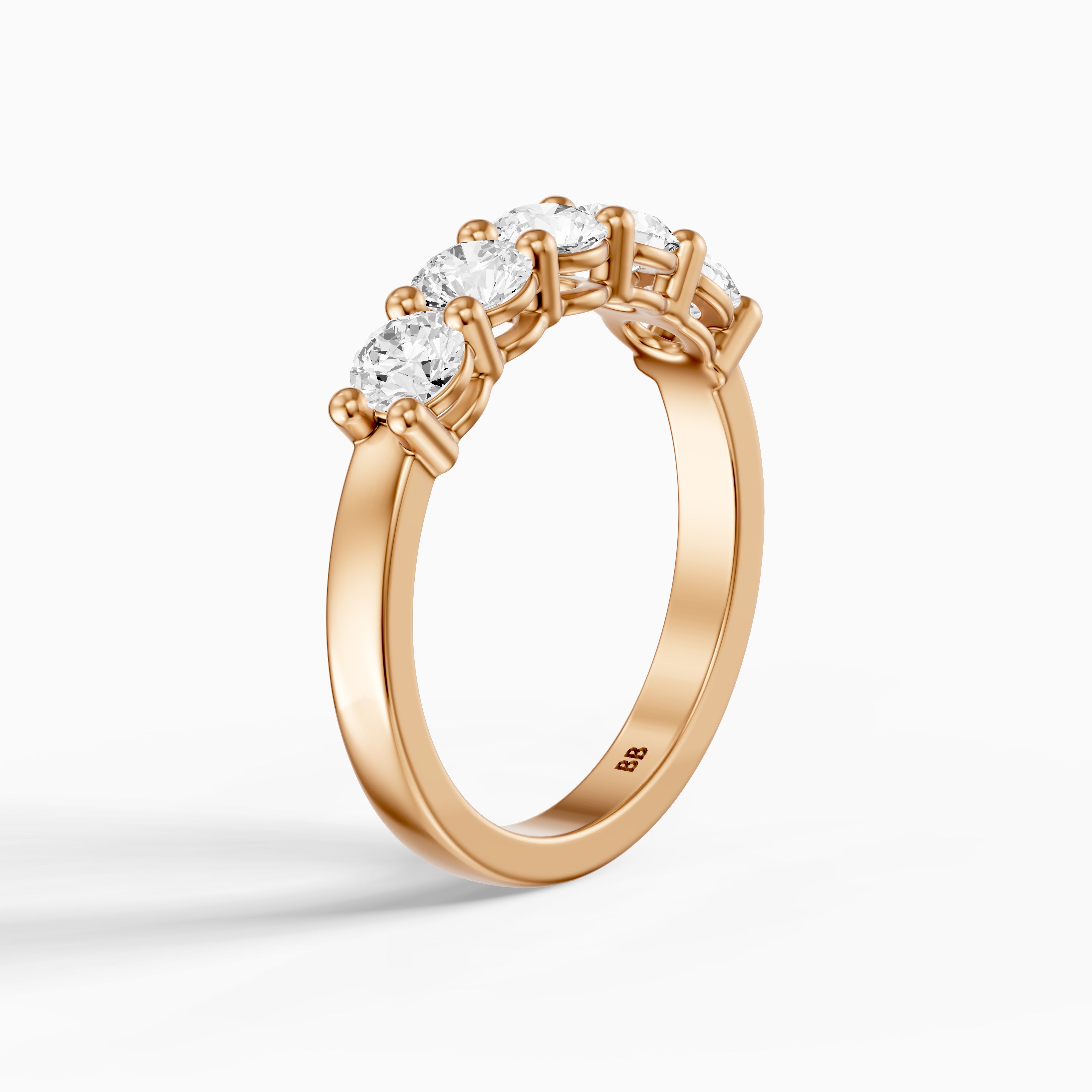 Mila Round Cut Lab Grown Diamond Anniversary Band