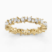 Remi Mixed Shape Lab Diamond Full Eternity Stackable Ring