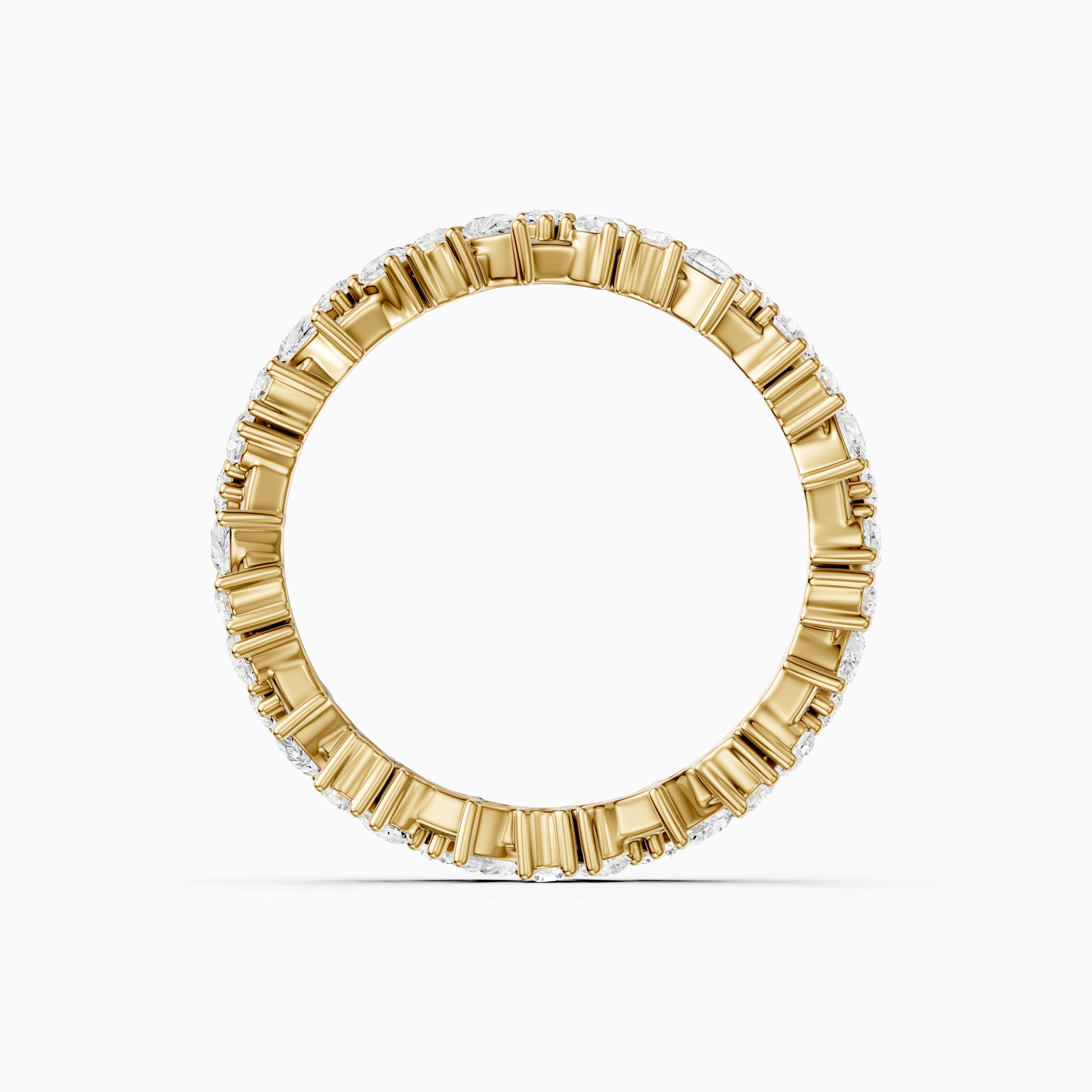 Remi Mixed Shape Lab Diamond Full Eternity Stackable Ring