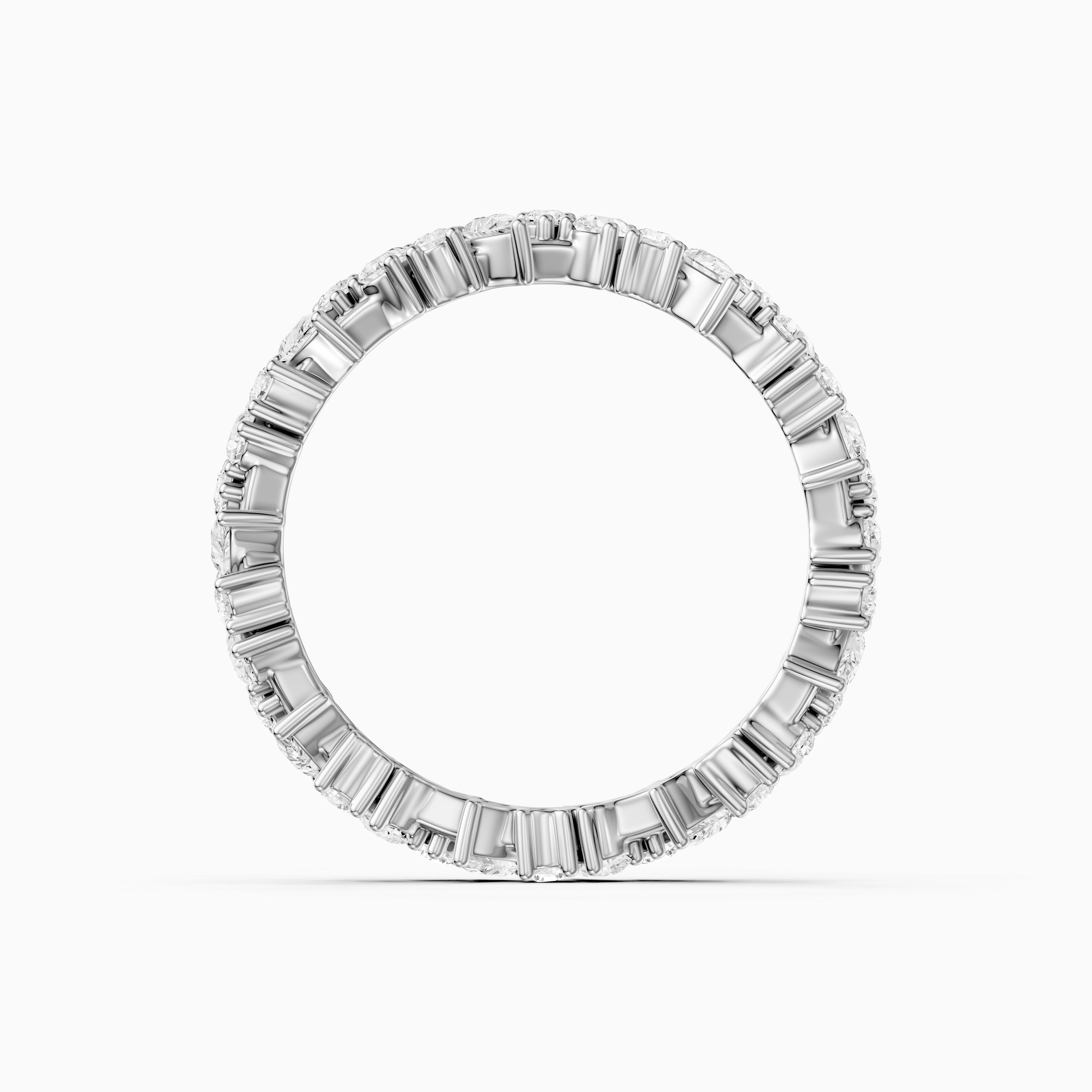 Remi Mixed Shape Lab Diamond Full Eternity Stackable Ring
