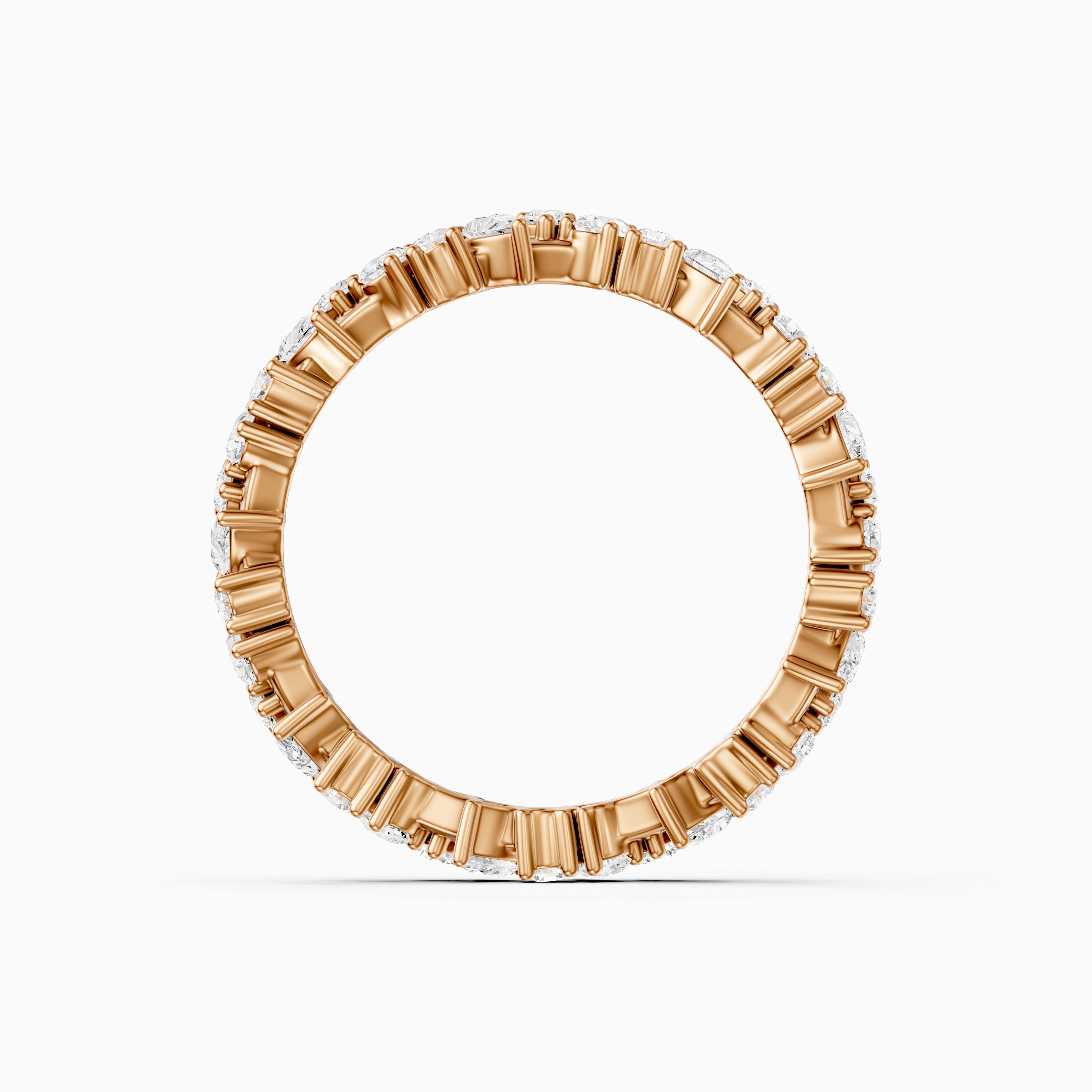 Remi Mixed Shape Lab Diamond Full Eternity Stackable Ring
