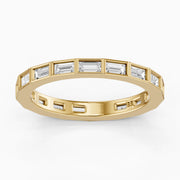 Alina Straight Baguette Lab Grown Diamond Eternity Band