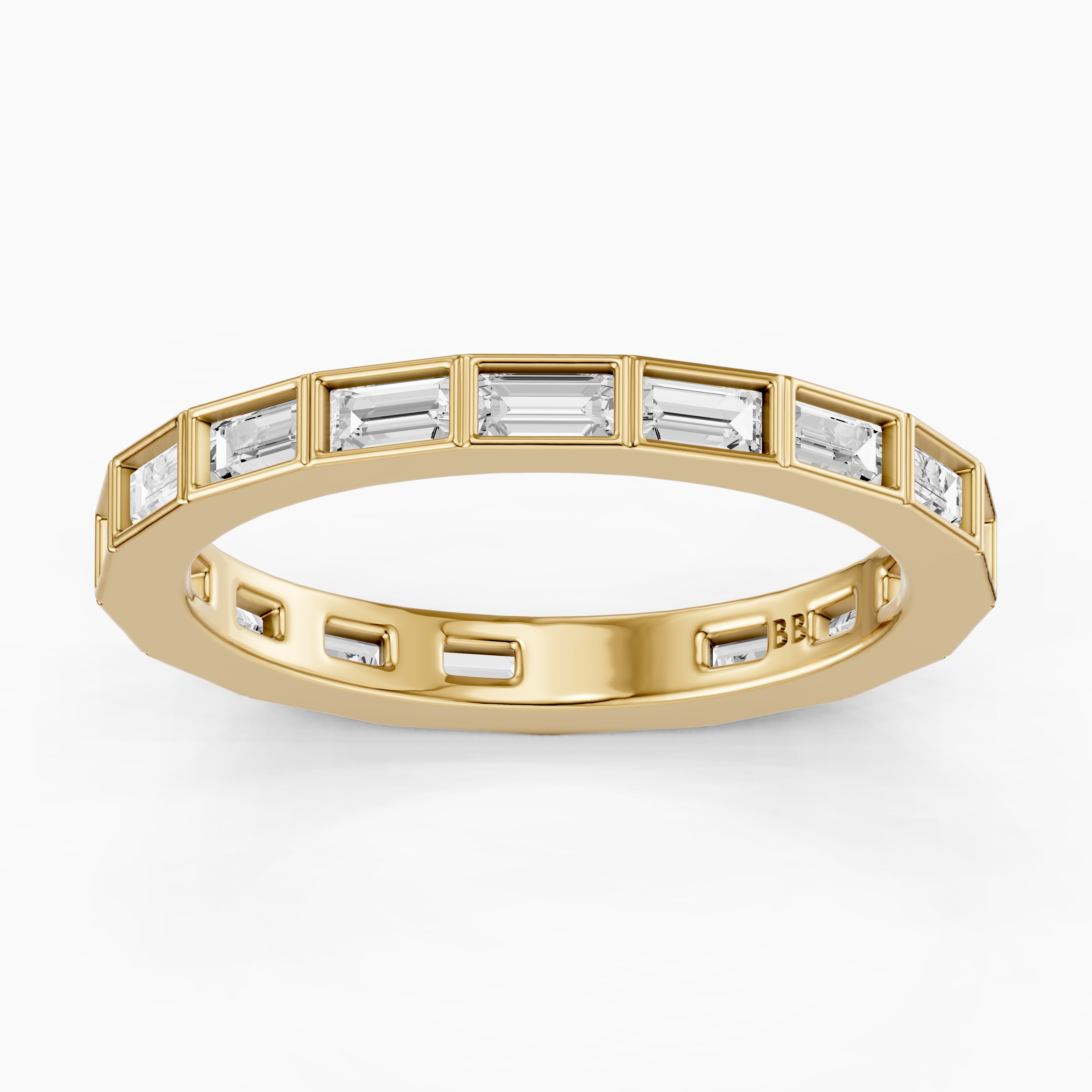 Alina Straight Baguette Lab Grown Diamond Eternity Band