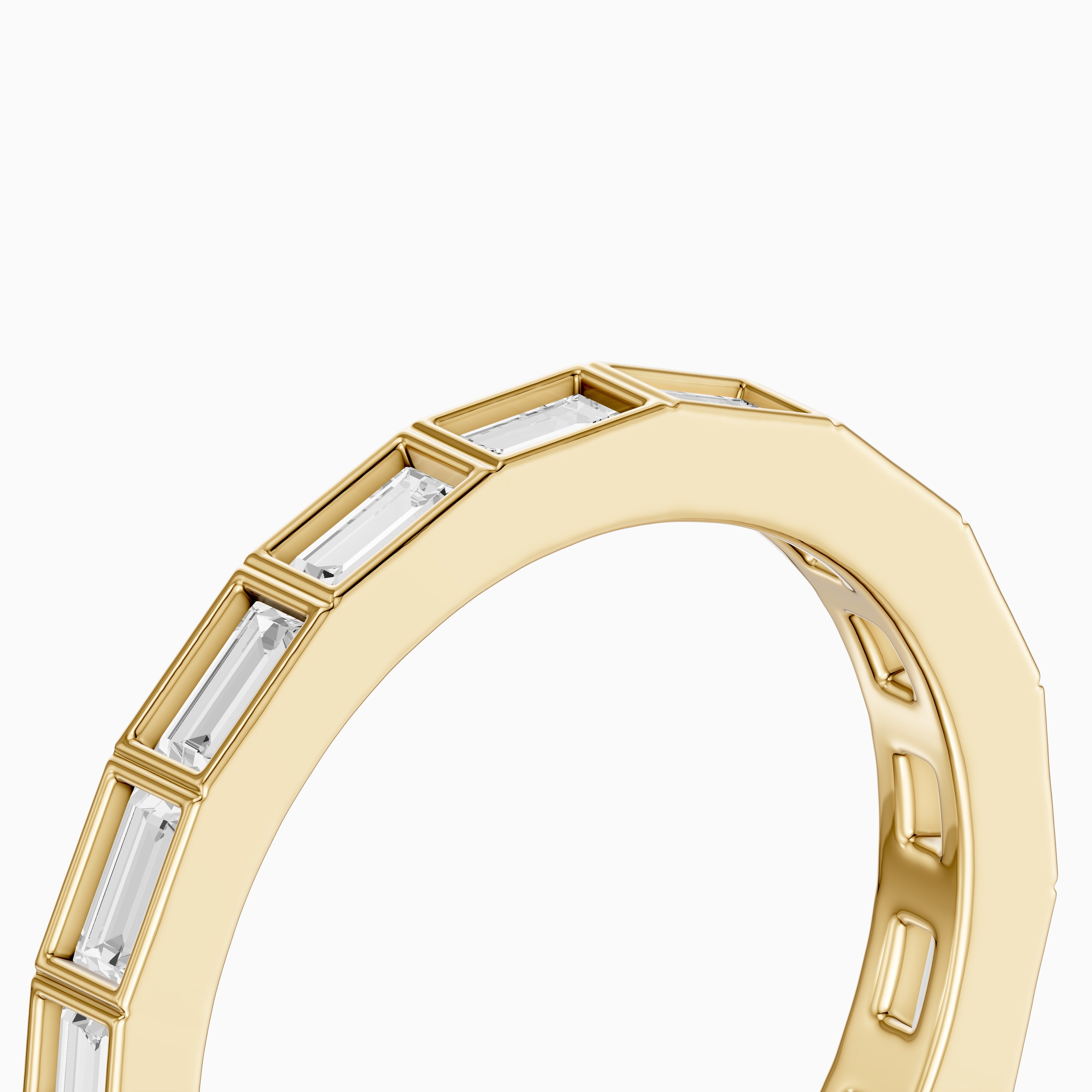 Alina Straight Baguette Lab Grown Diamond Eternity Band