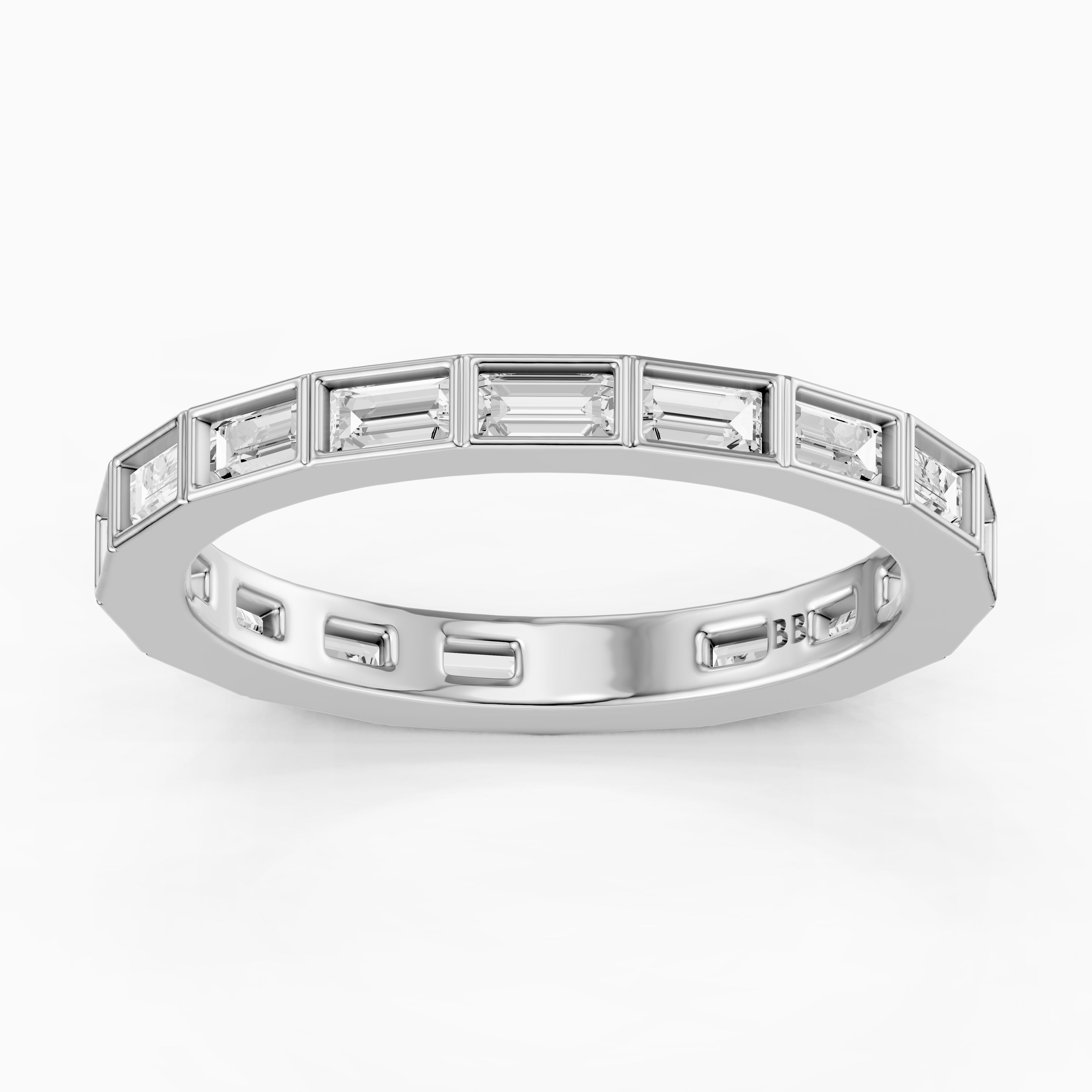 Alina Straight Baguette Lab Grown Diamond Eternity Band