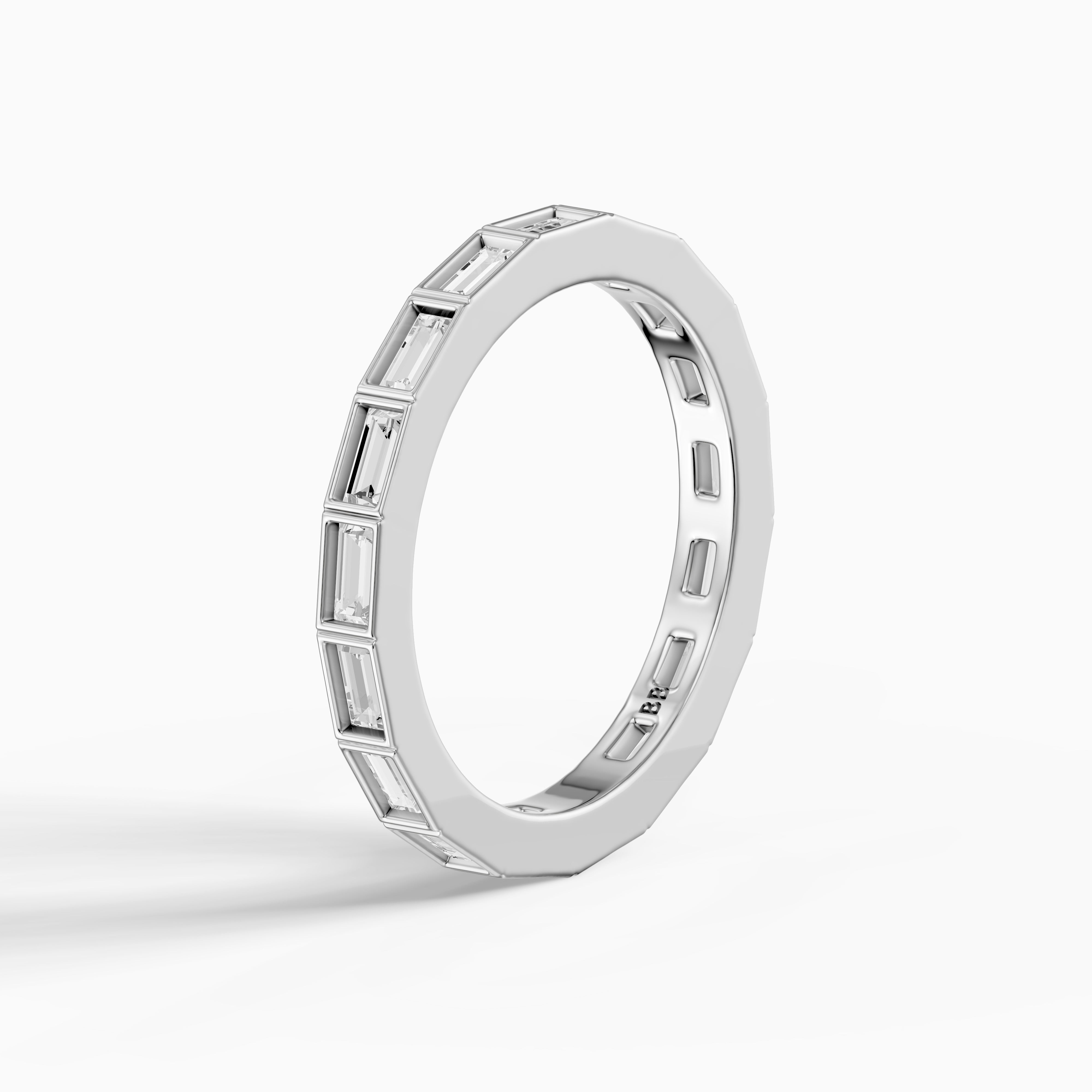 Alina Straight Baguette Lab Grown Diamond Eternity Band