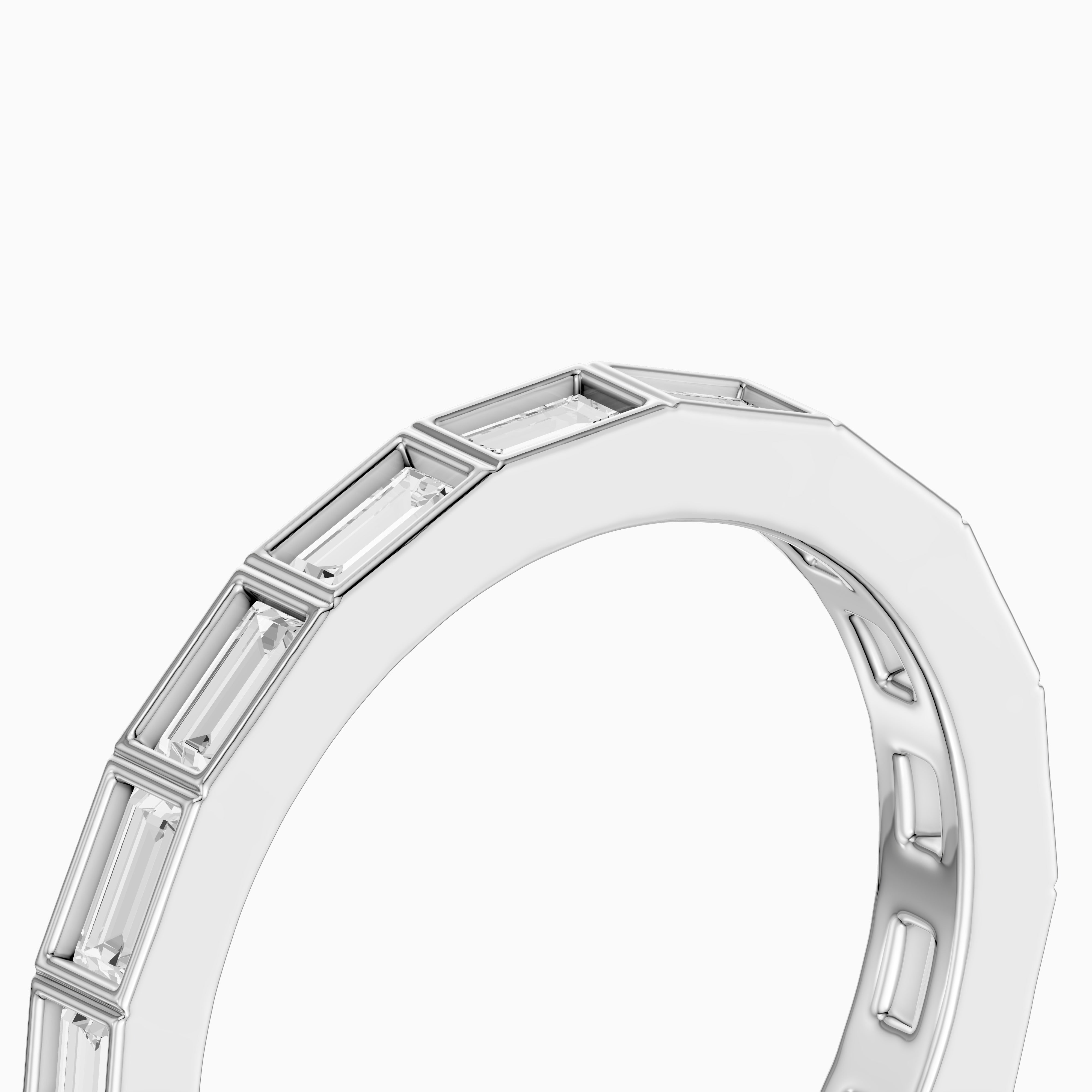 Alina Straight Baguette Lab Grown Diamond Eternity Band