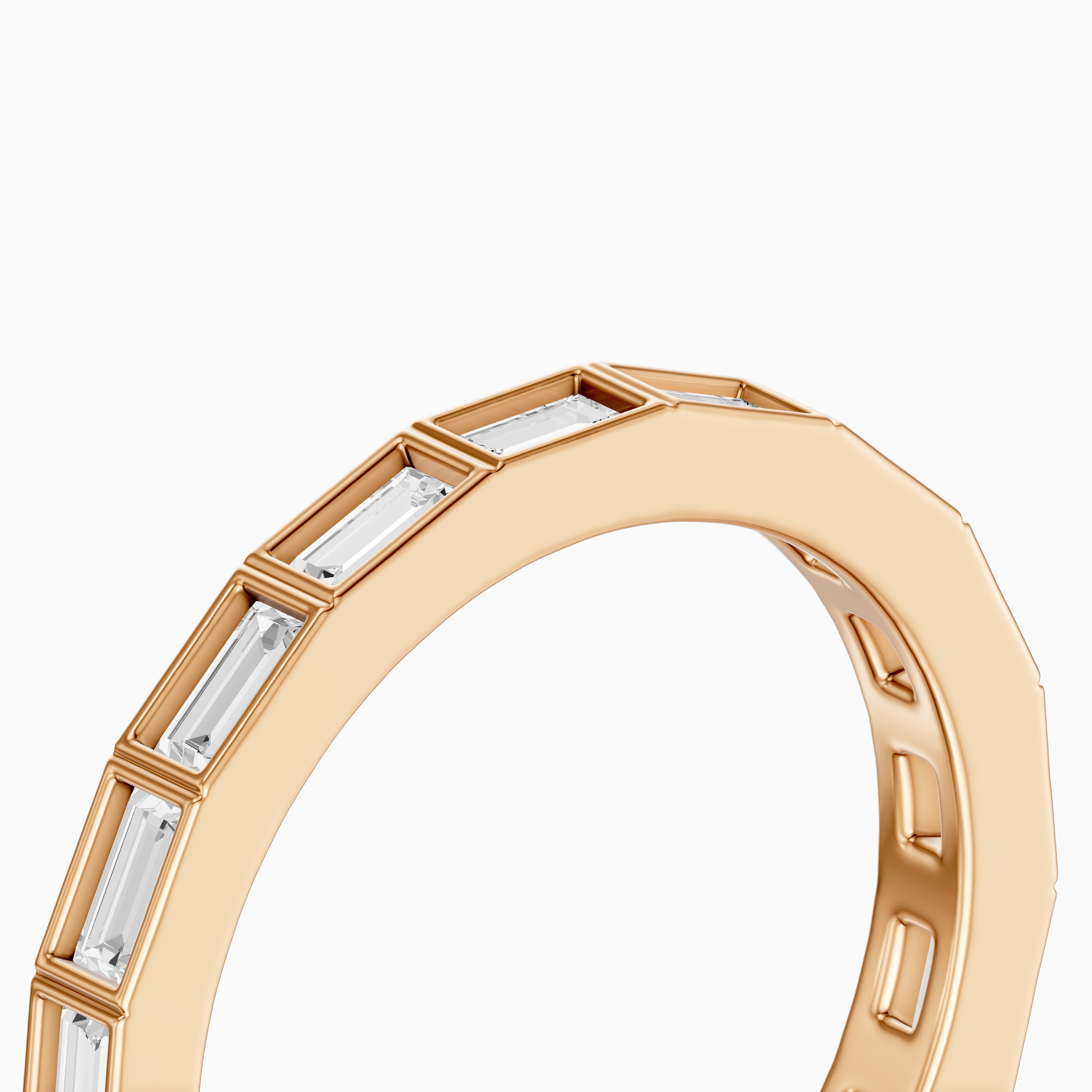 Alina Straight Baguette Lab Grown Diamond Eternity Band