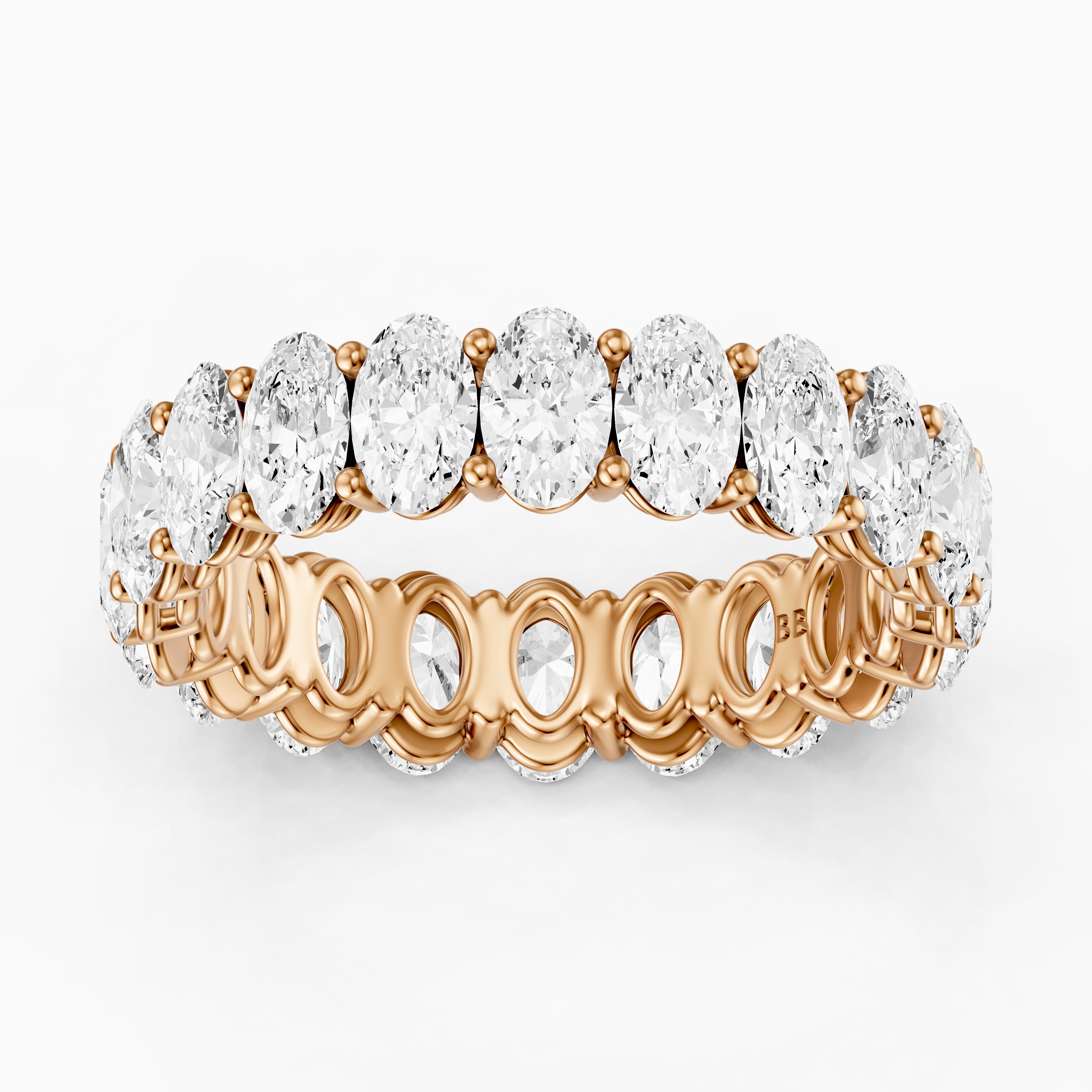 Ariella Oval Lab Grown Diamond Full Eternity Band