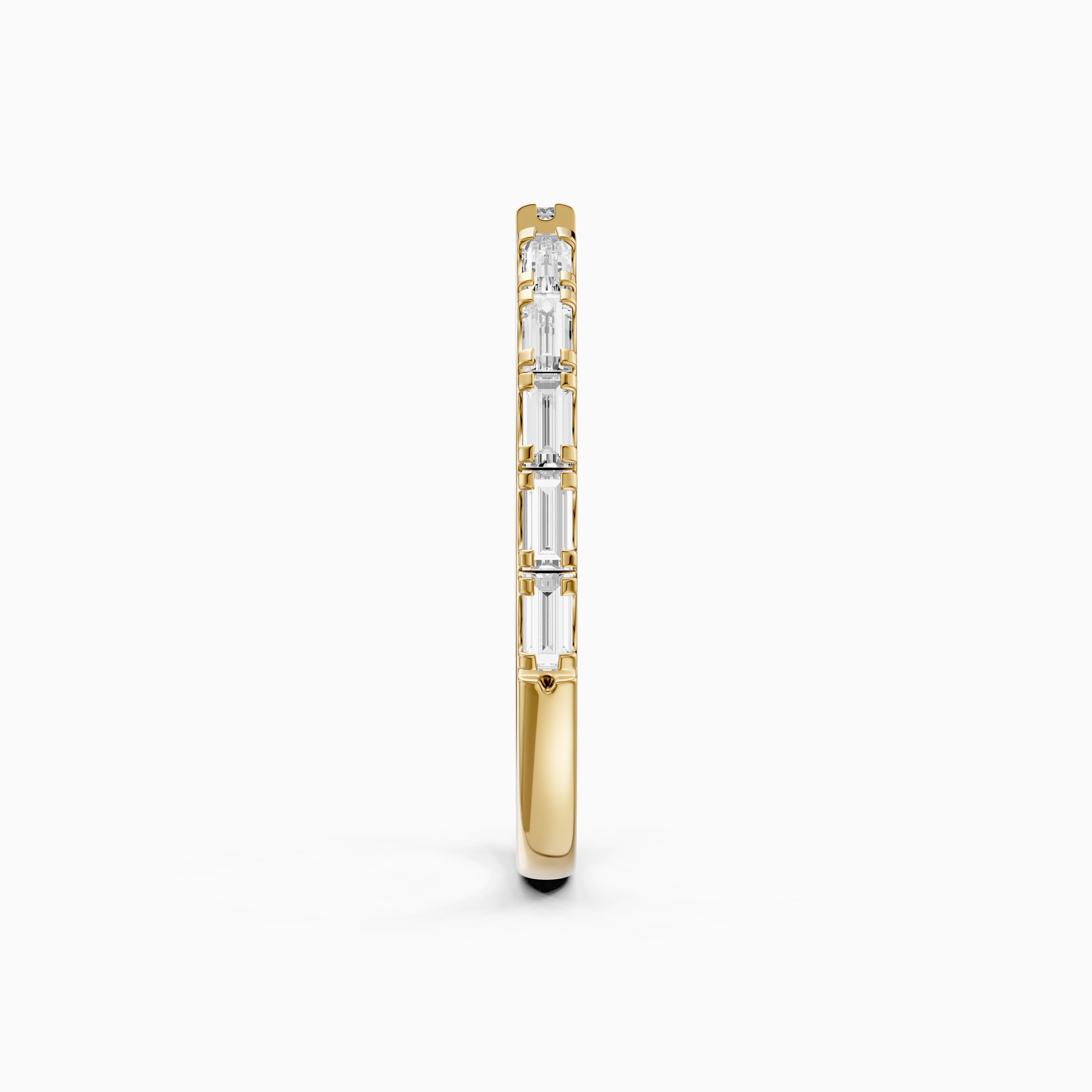 Delilah Baguette Lab Grown Diamond Modern Wedding Band