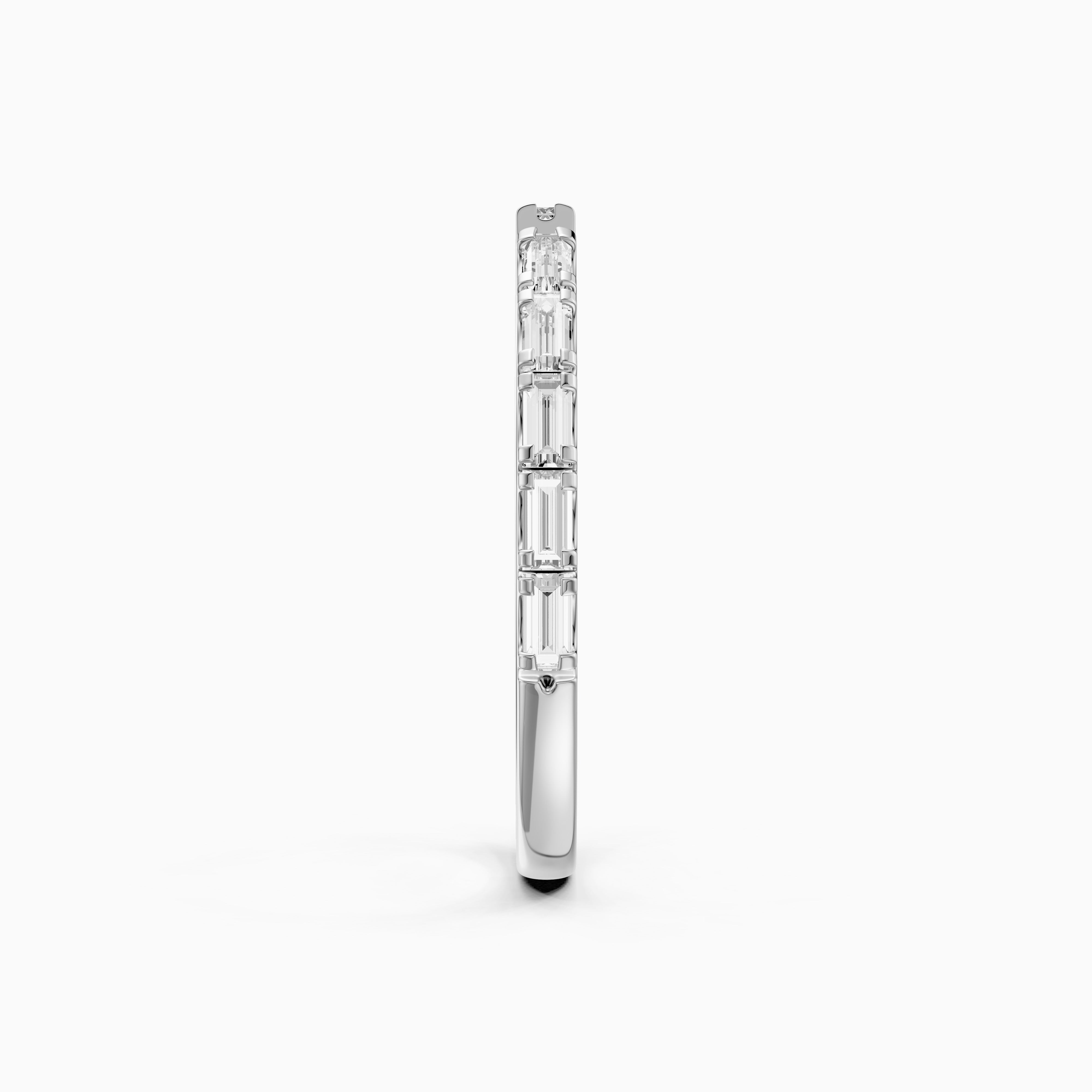 Delilah Baguette Lab Grown Diamond Modern Wedding Band