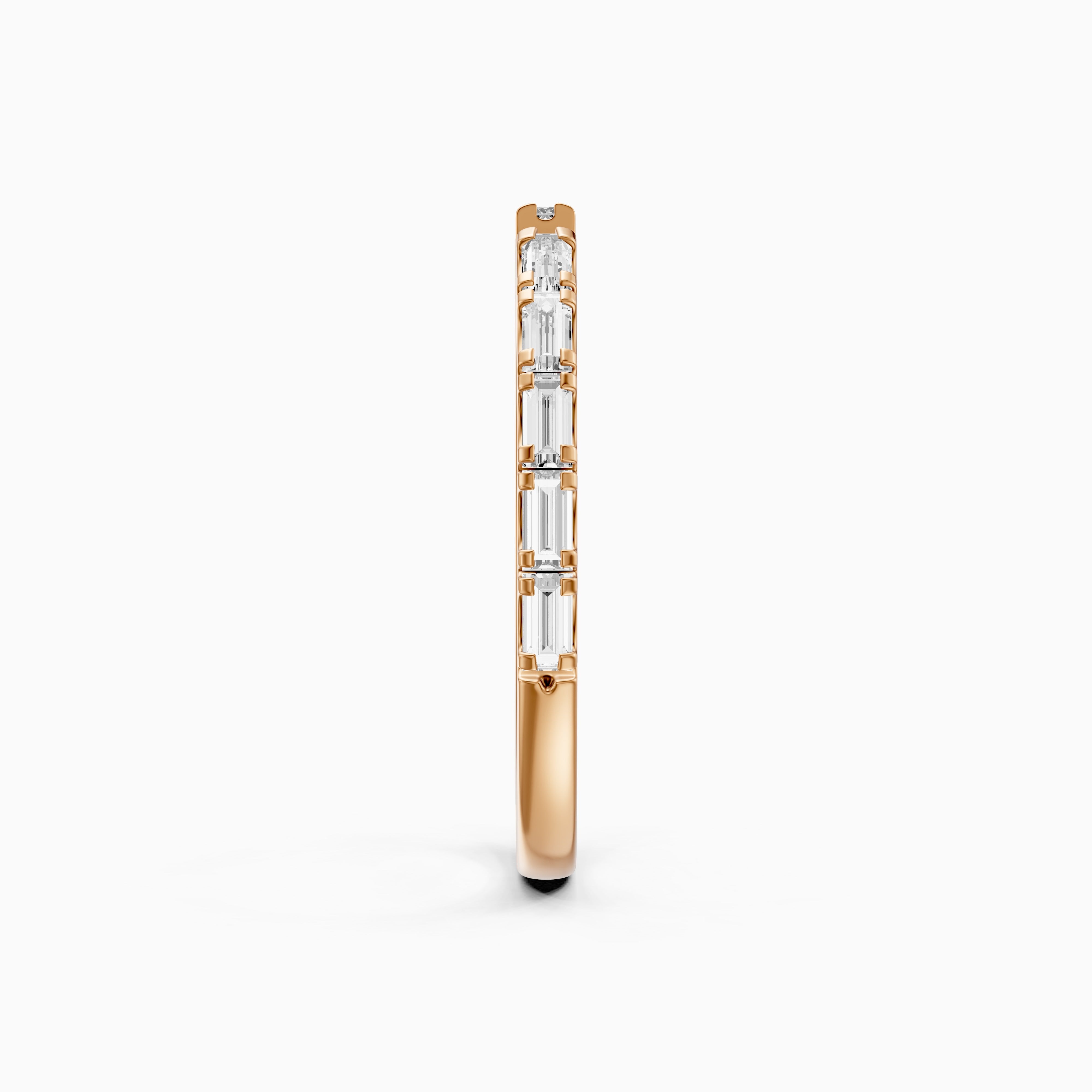 Delilah Baguette Lab Grown Diamond Modern Wedding Band