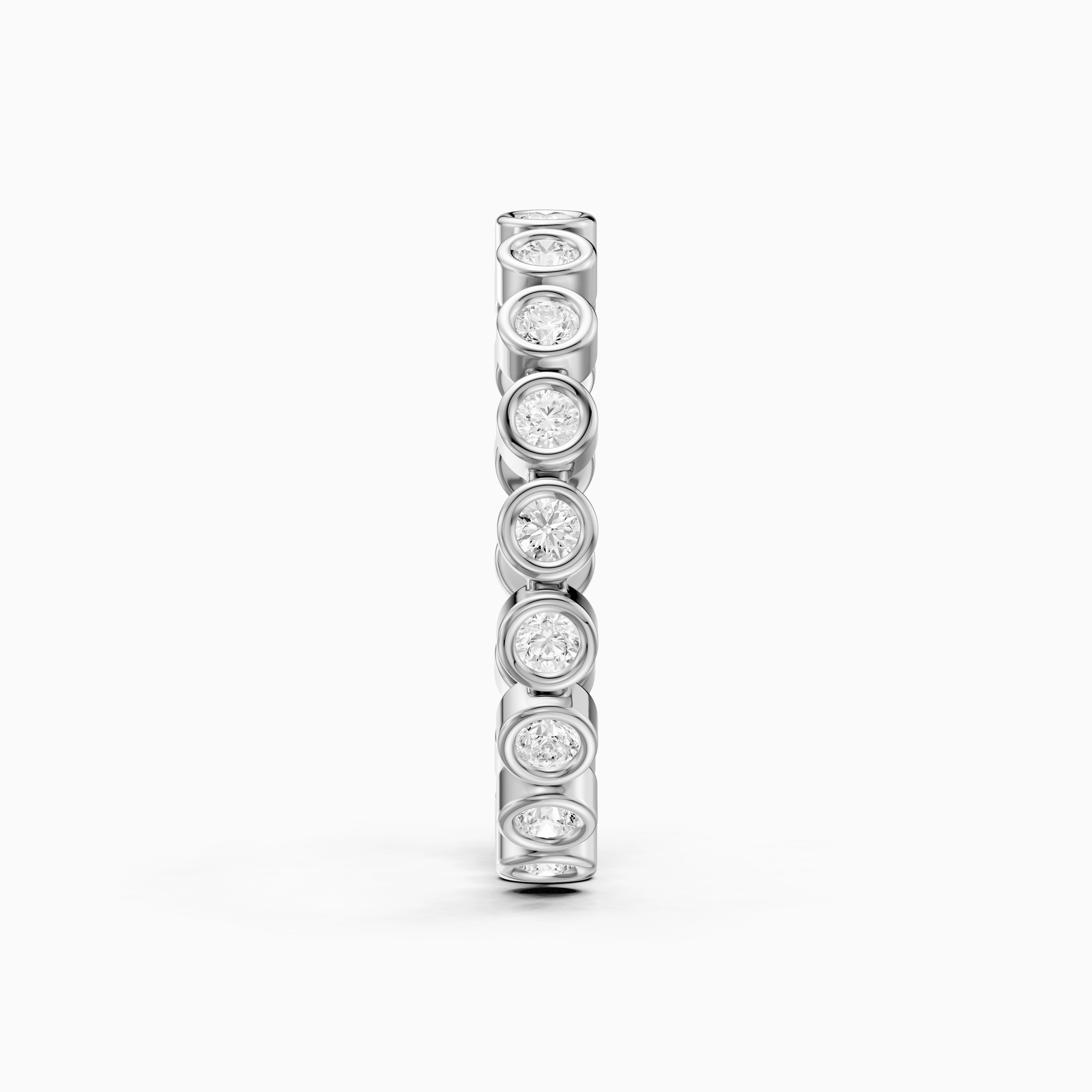 Faye Round Bezel Lab Grown Diamond Eternity Band