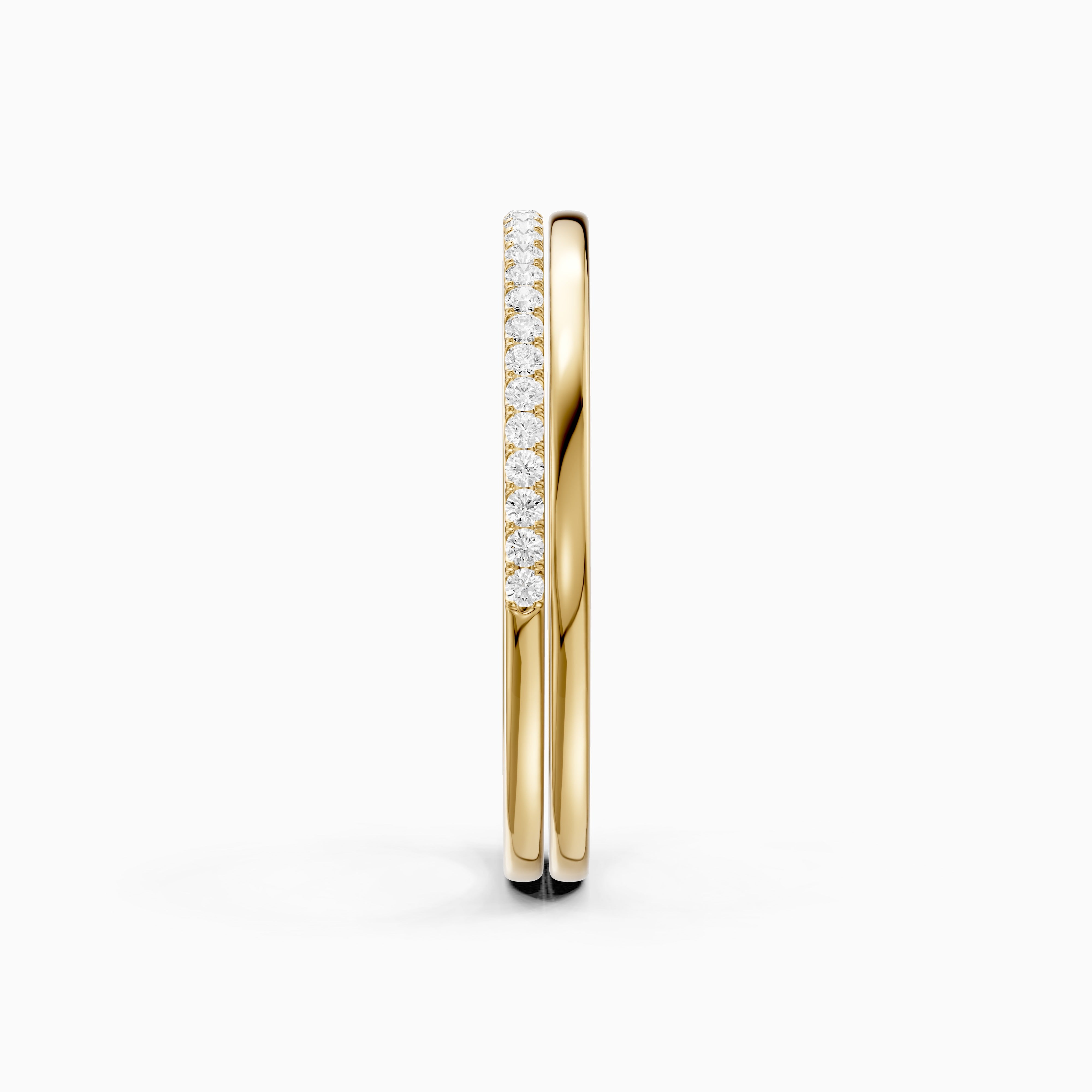 Noelle Half Eternity Slim Pavé Lab Grown Diamond Band