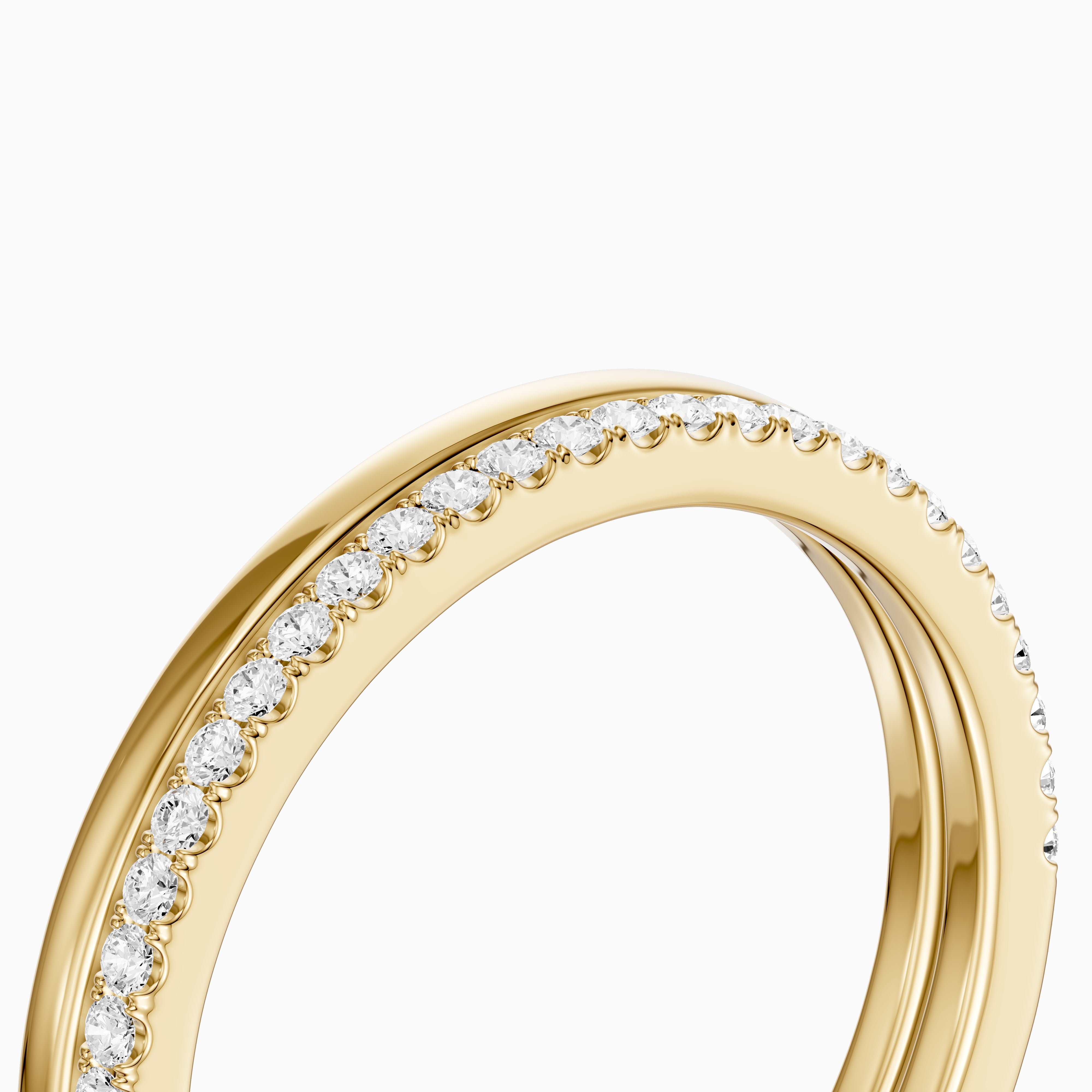 Noelle Half Eternity Slim Pavé Lab Grown Diamond Band