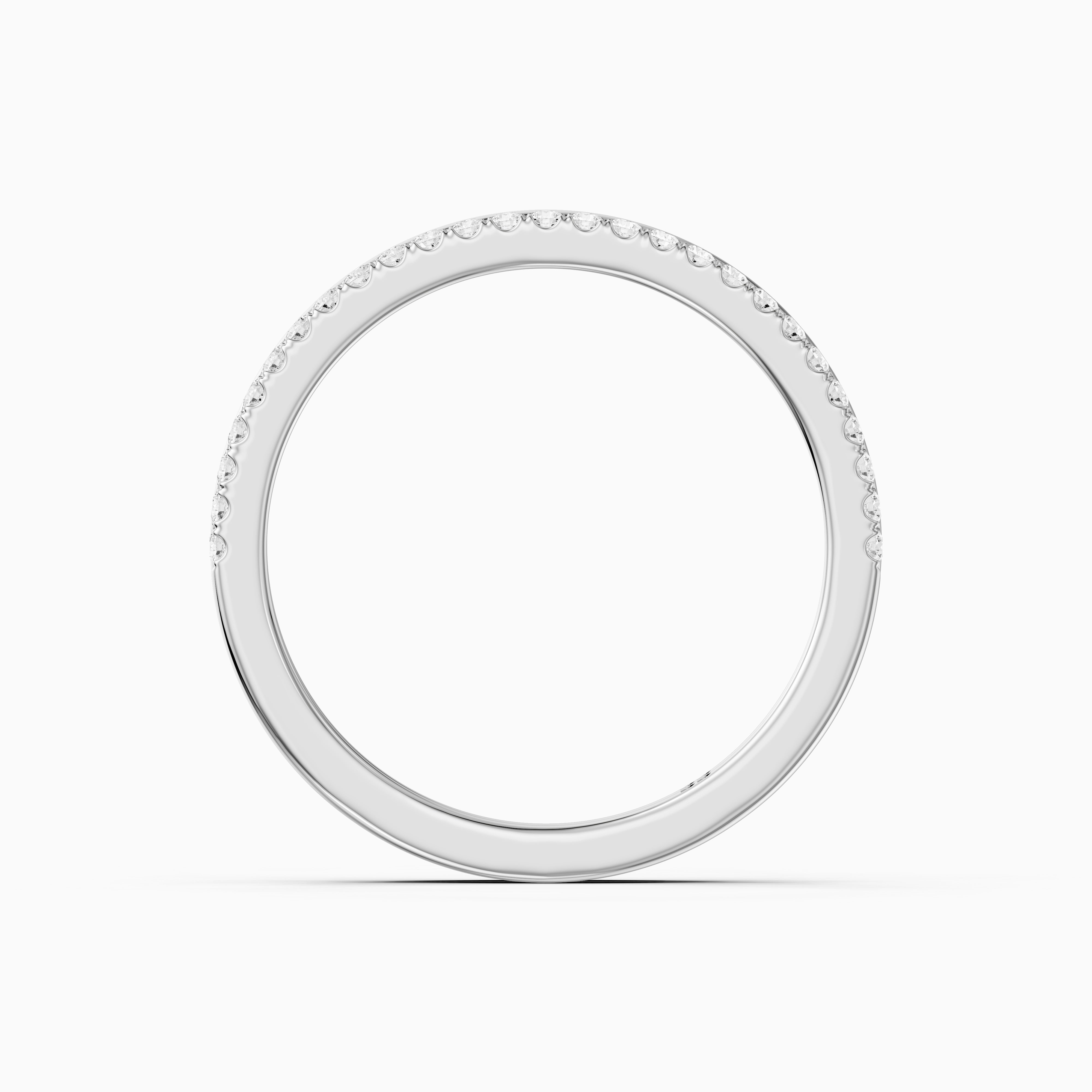 Noelle Half Eternity Slim Pavé Lab Grown Diamond Band