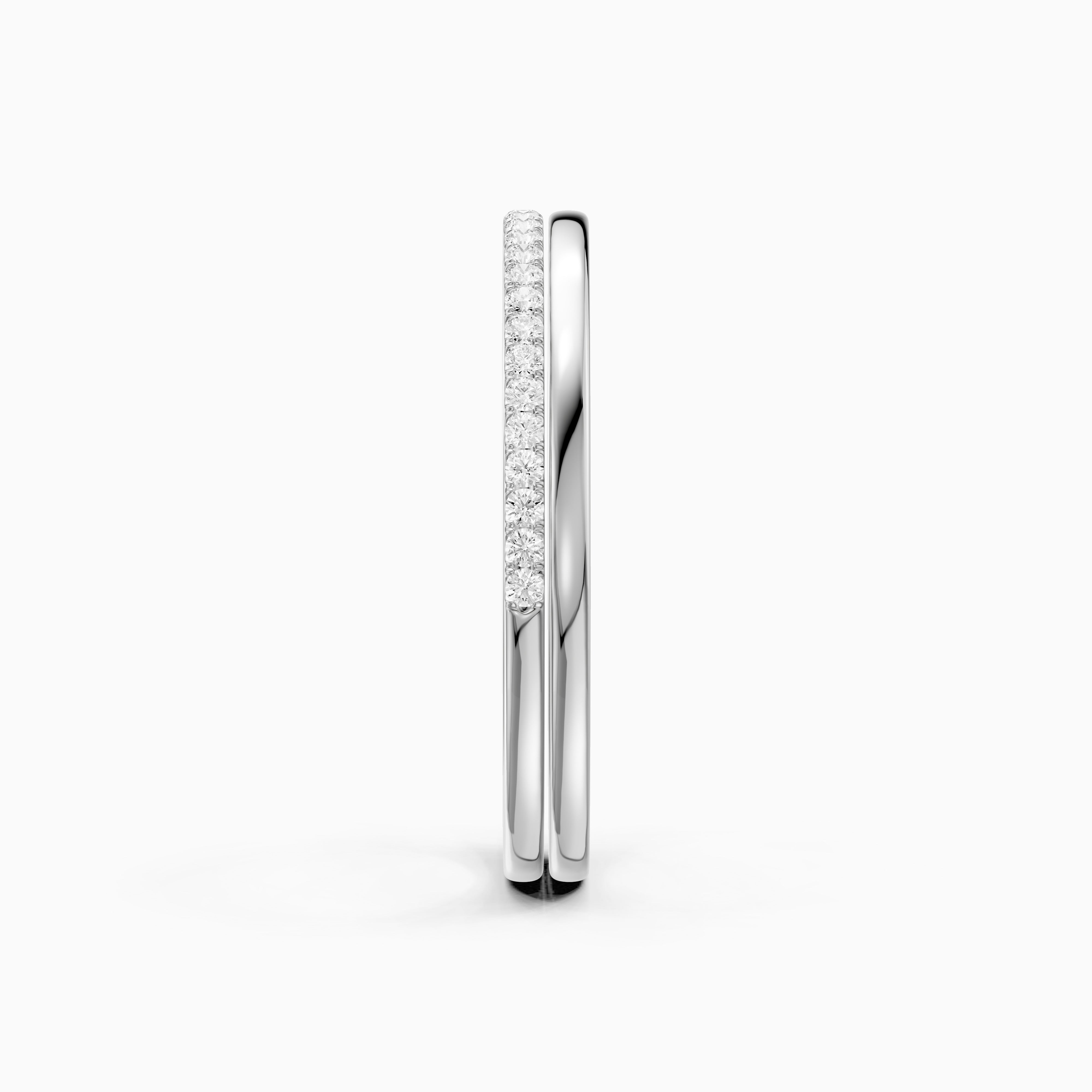 Noelle Half Eternity Slim Pavé Lab Grown Diamond Band
