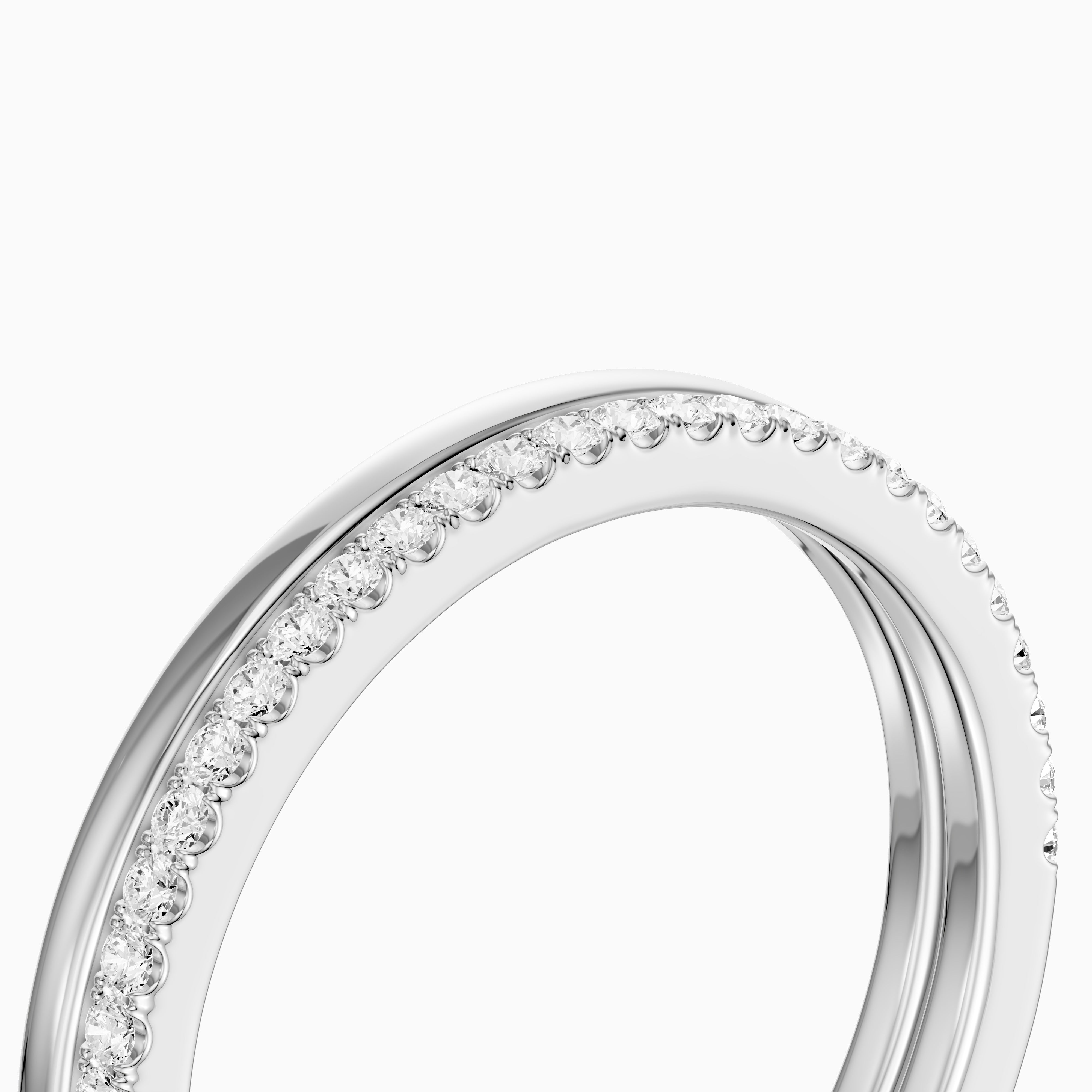 Noelle Half Eternity Slim Pavé Lab Grown Diamond Band