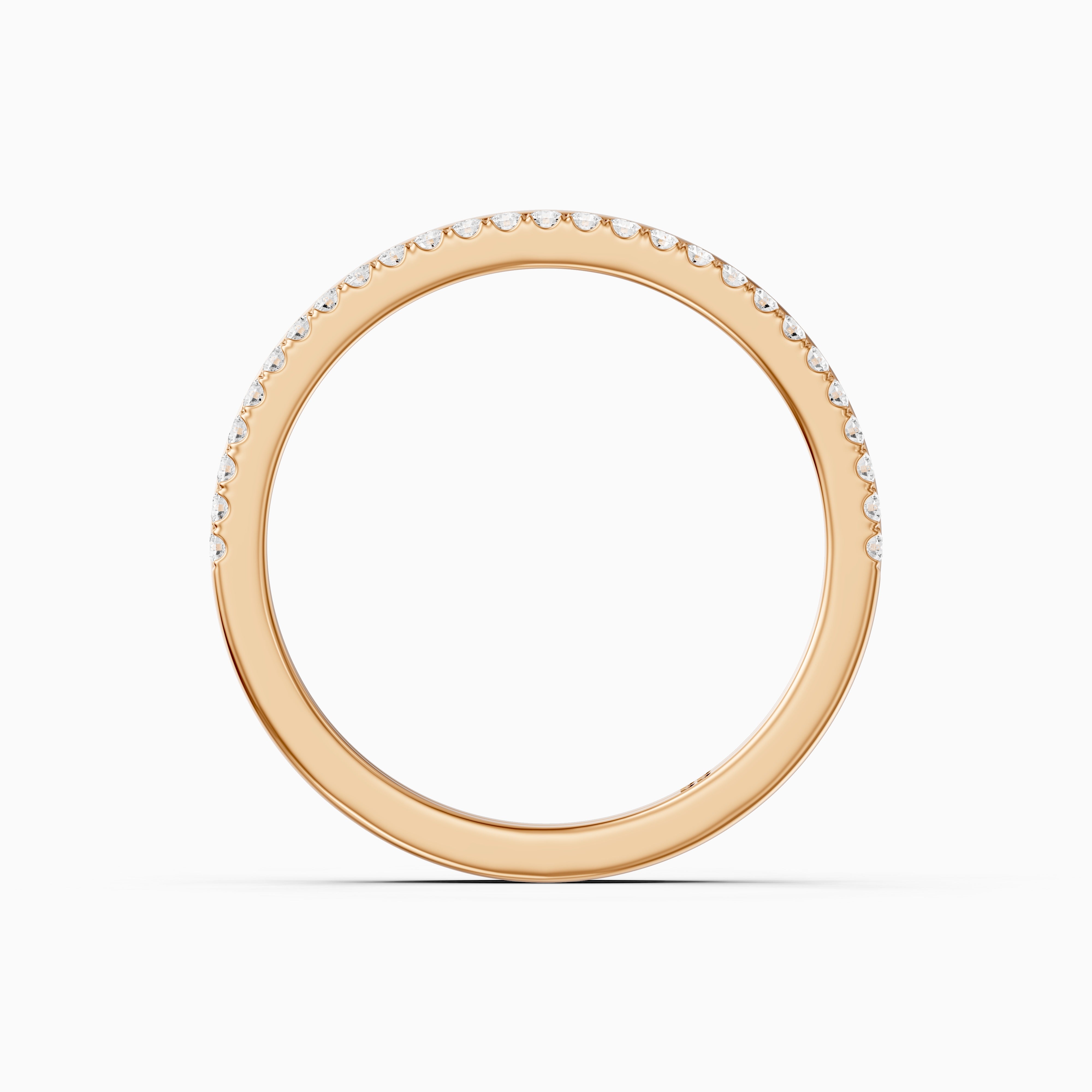 Noelle Half Eternity Slim Pavé Lab Grown Diamond Band