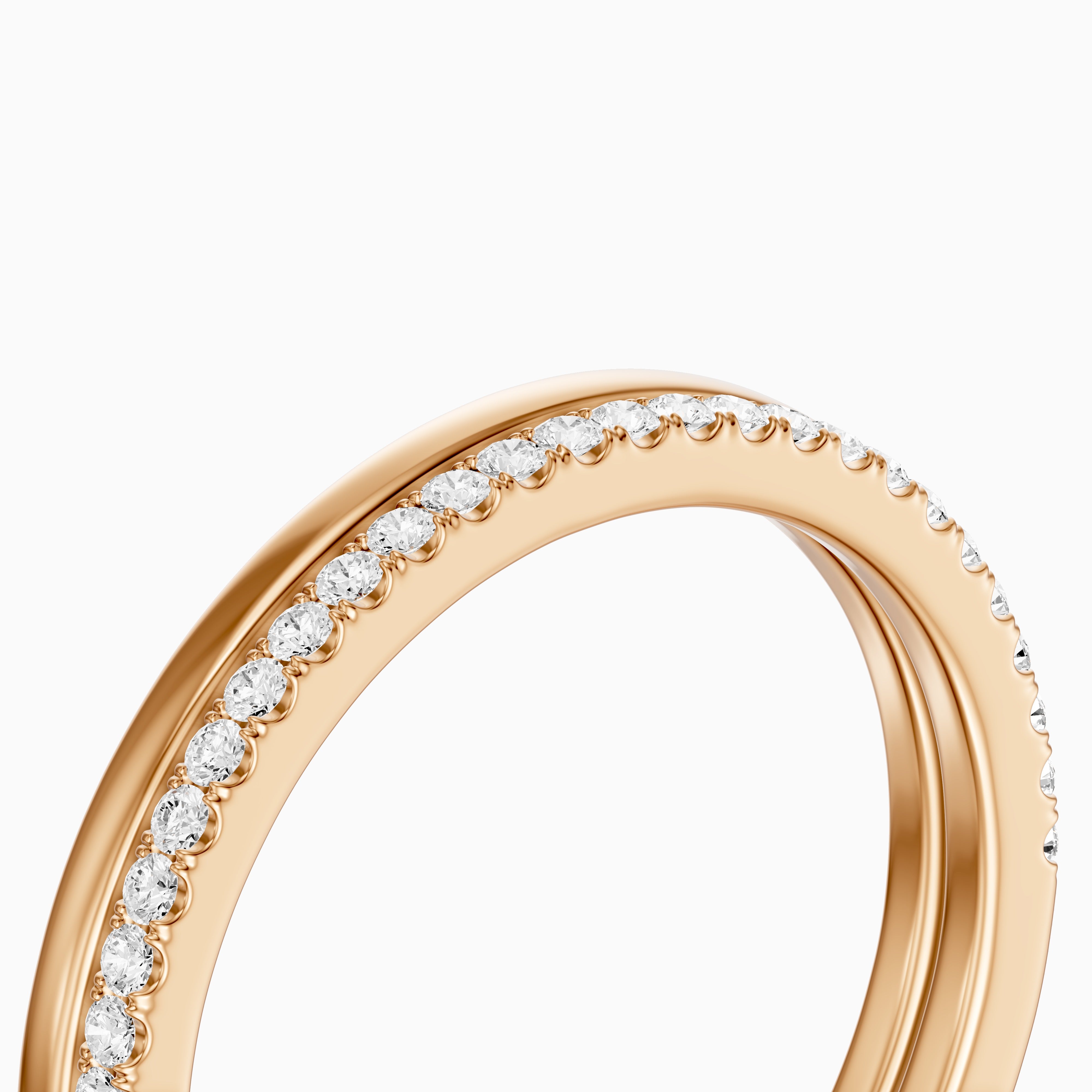 Noelle Half Eternity Slim Pavé Lab Grown Diamond Band