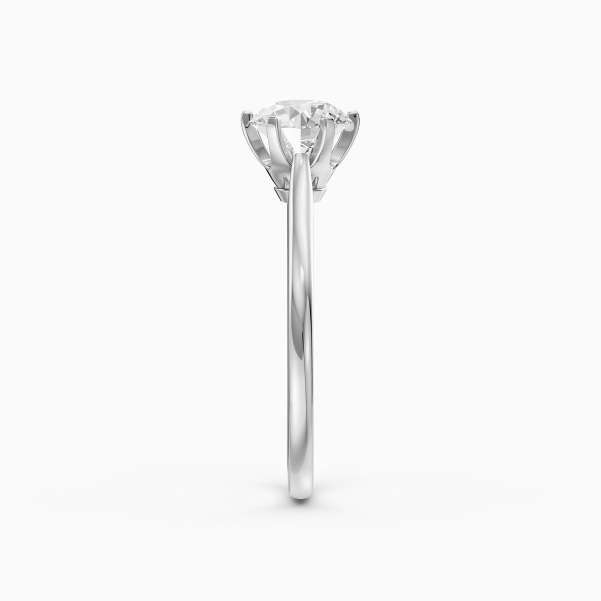 Amelia Round Cut Solitaire Lab Grown Diamond Engagement Ring