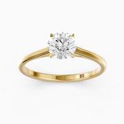 Aubrey 4 Prong Round Cut Solitaire Lab Grown Diamond Ring