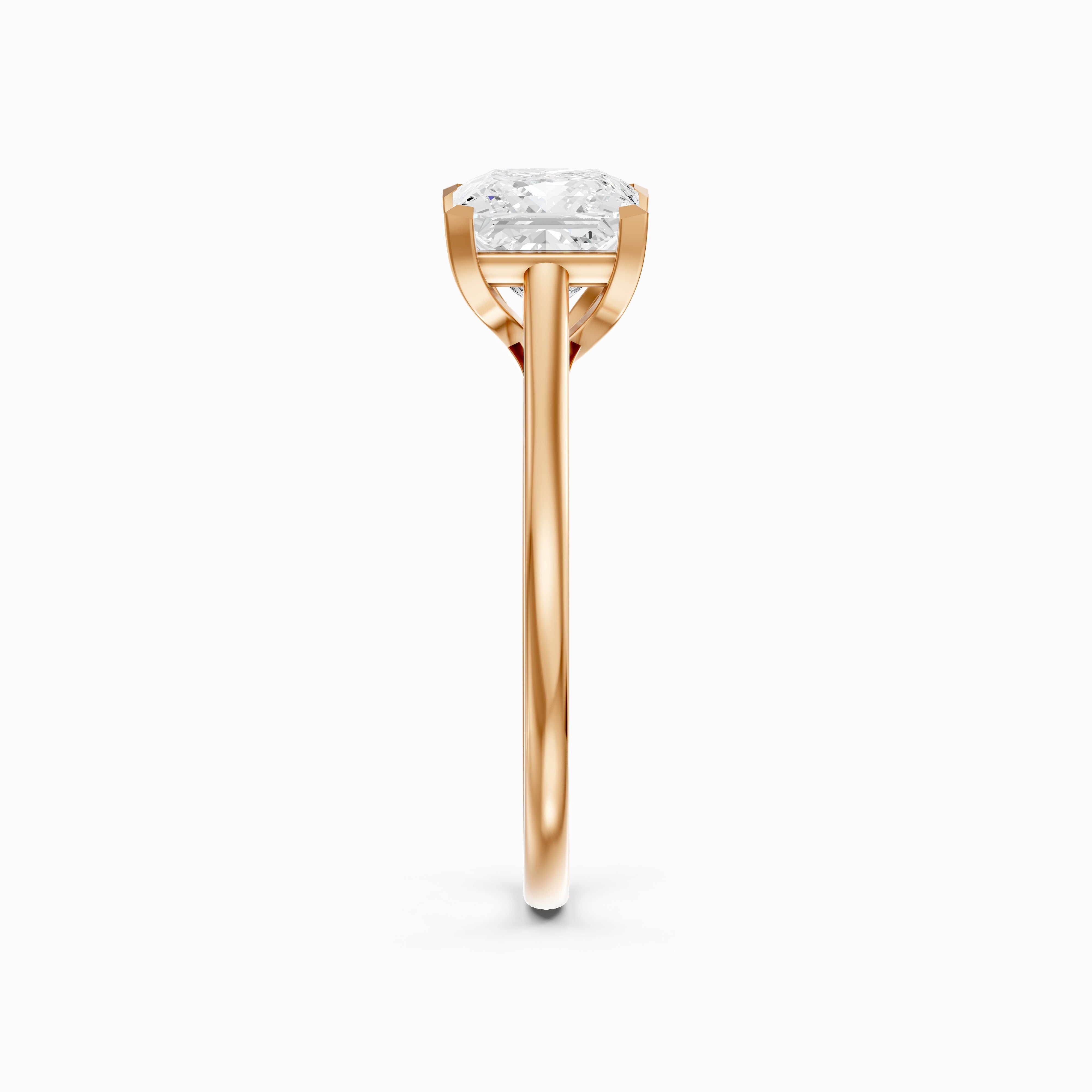 Camila 4 Prong Princess Cut Solitaire Lab Grown Diamond Ring