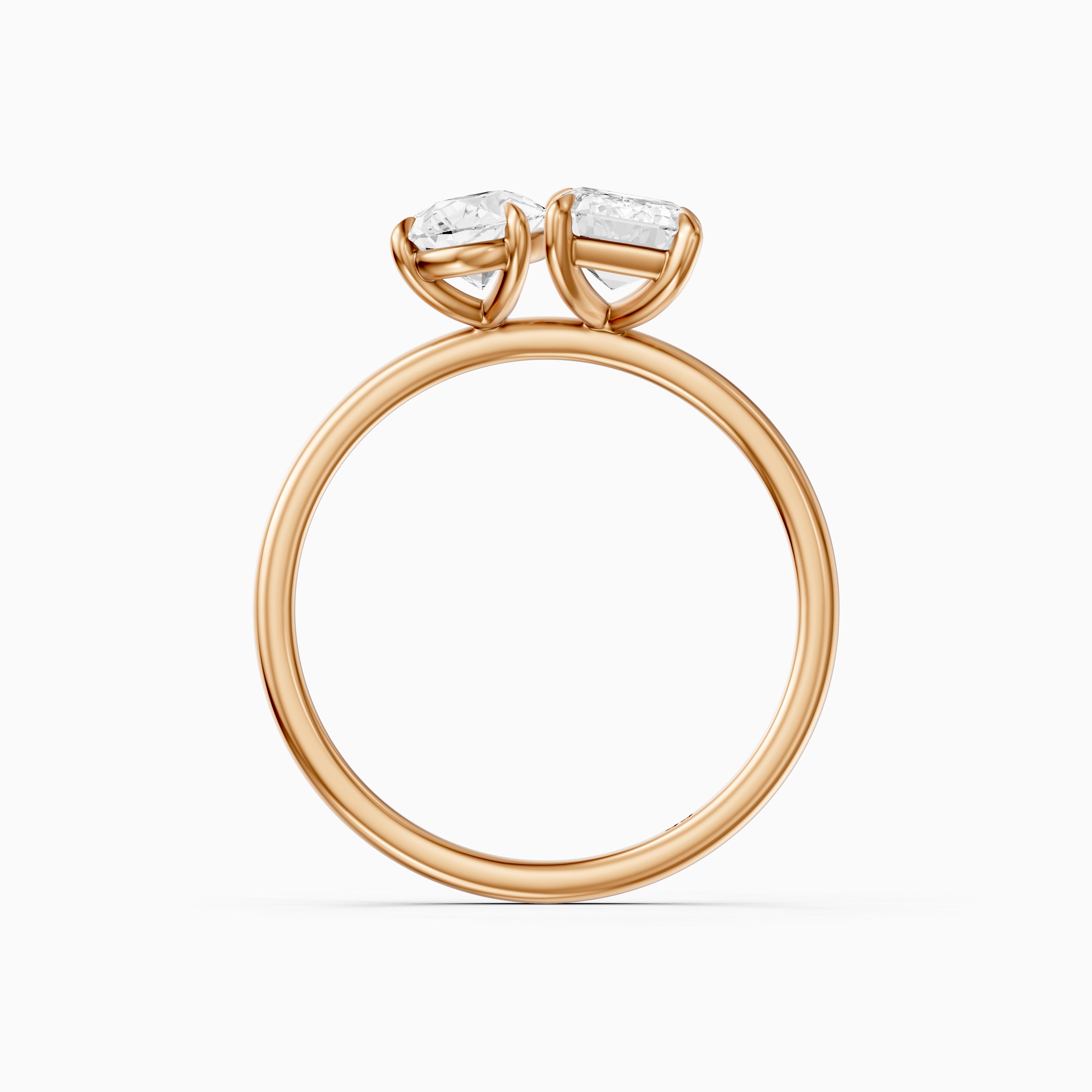 Payton Toi Et Moi Engagement Ring With Pear and Emerald Lab Grown Diamonds