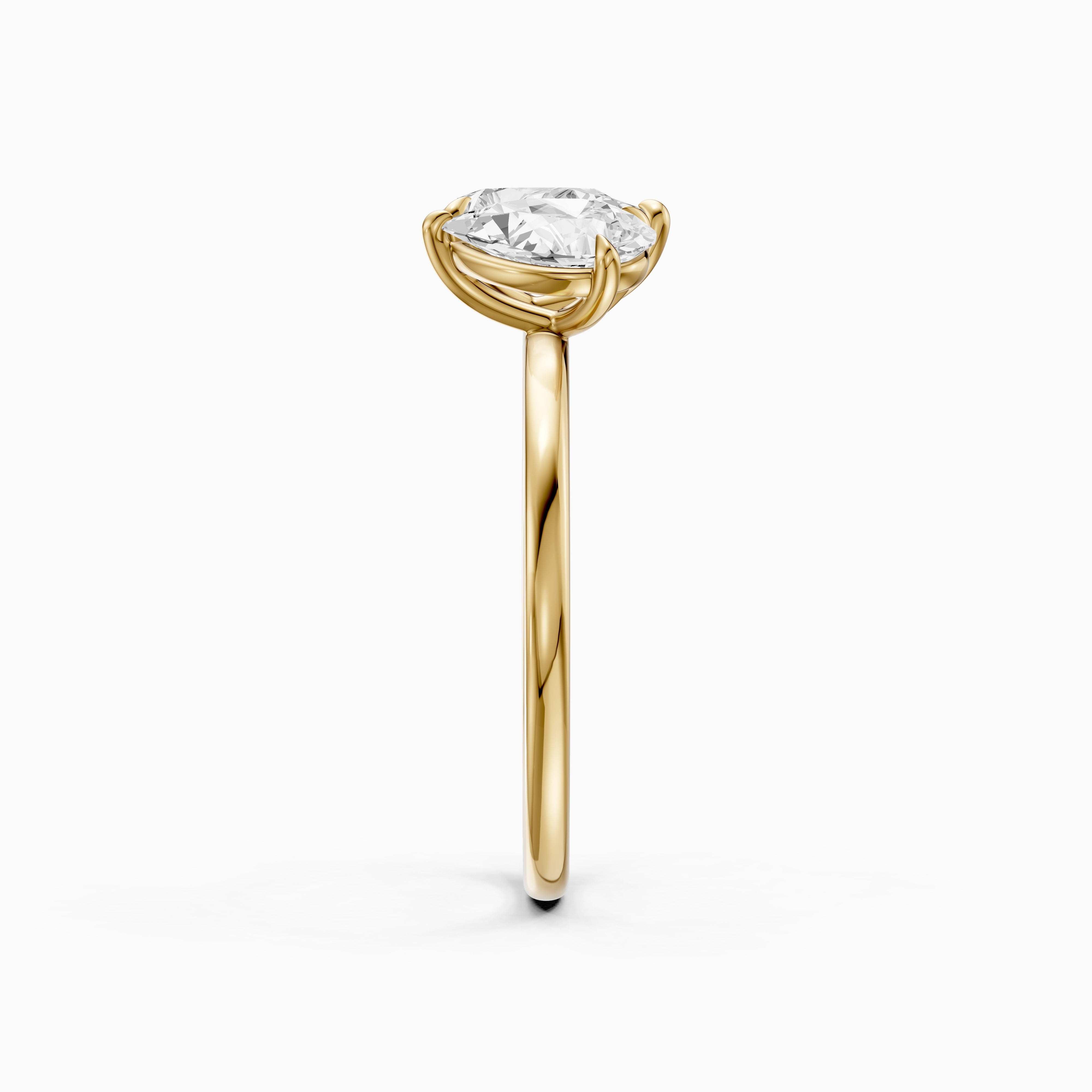 Berlyn Toi Et Moi Engagement Ring With Both Pear Lab Grown Diamonds