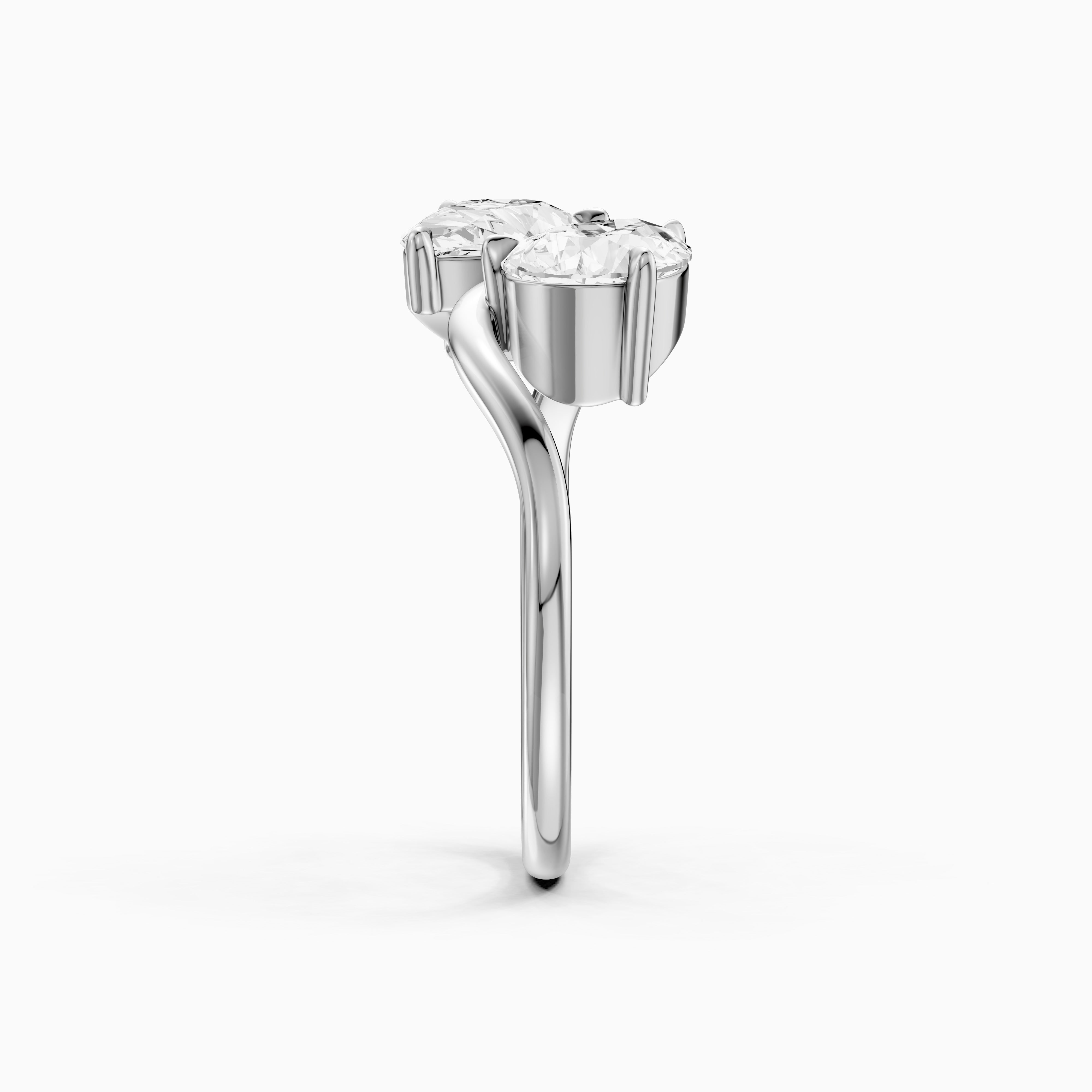 Lillia Toi Et Moi Ring With Both Pear Two Stone Lab Grown Diamond