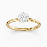 Tinlee Round Cut Low Profile Solitaire Lab Grown Diamond Ring